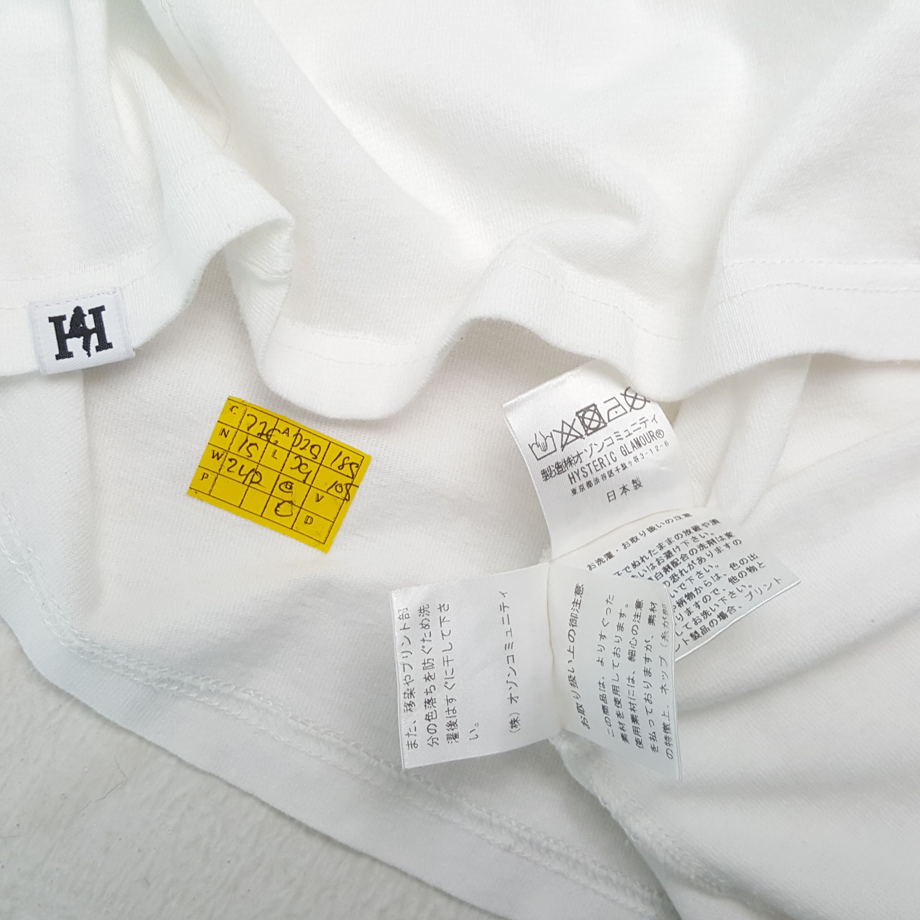Hysteric Glamour × Japanese Brand × Vintage Vintage HYSTERIC GLAMOUR Japanese Fashion Brand T-Shirt Size US L / EU 52-54 / 3 - 4 Thumbnail