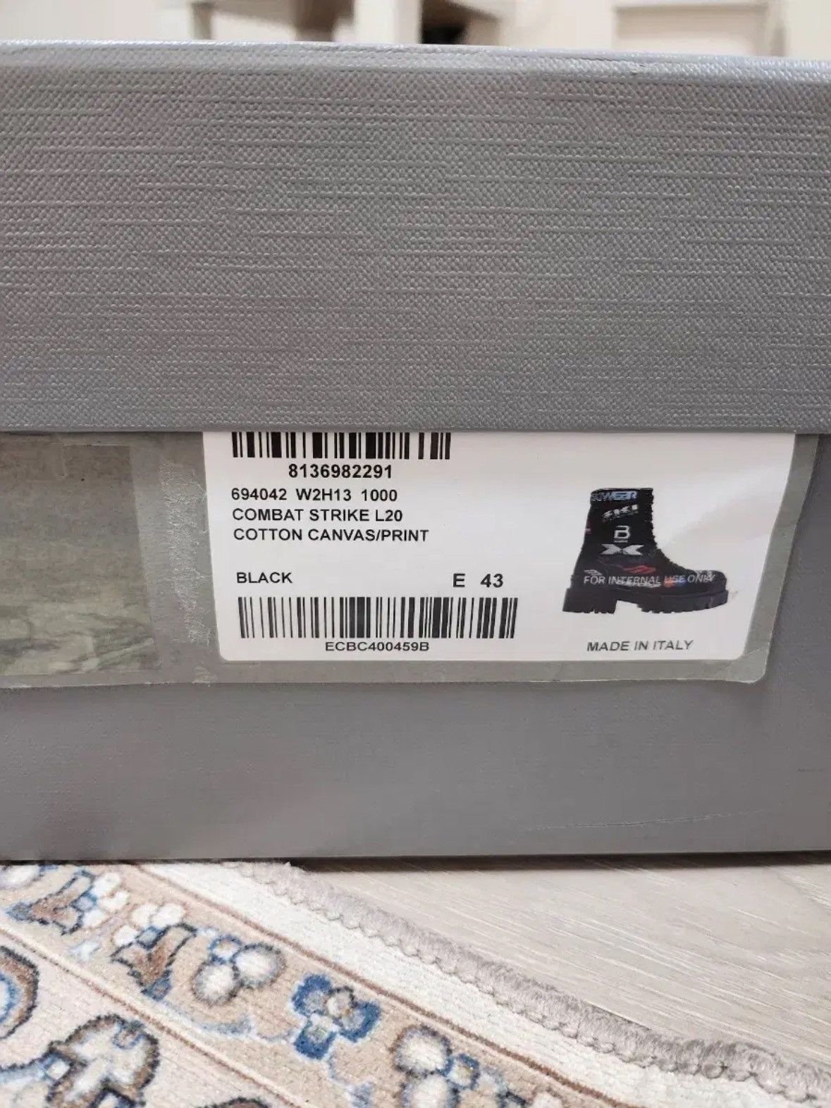 Balenciaga *rare* Balenciaga Gamer? Top League? Combat Strike Boots Size US 10 / EU 43 - 6 Thumbnail