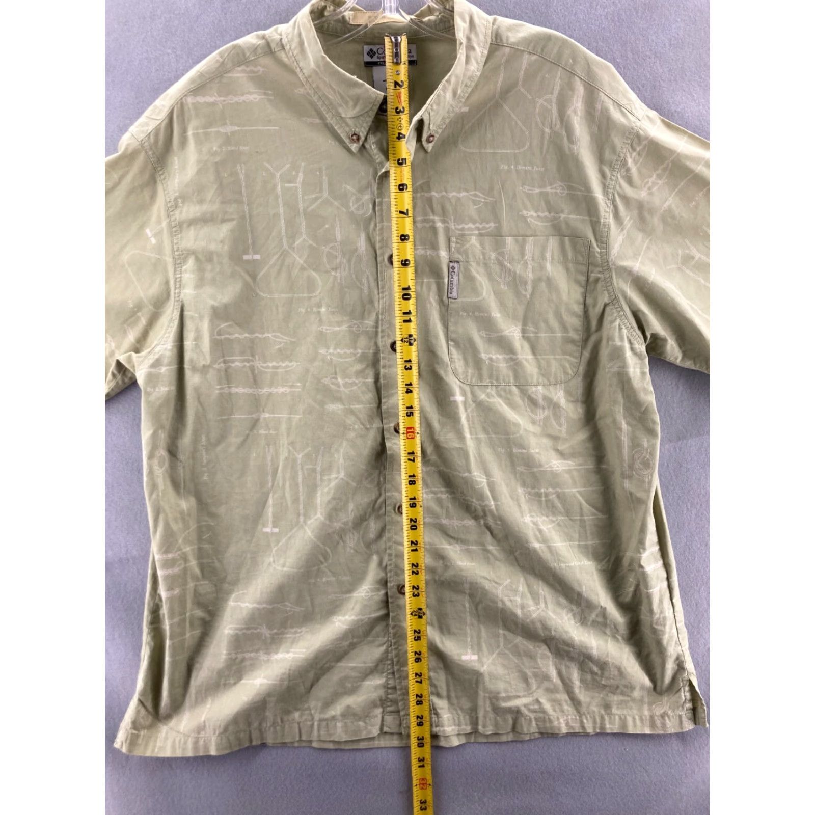 Vintage VINTAGE Columbia PFG Shirt Mens XL Green Long Sleeve Fishing Outdoors Knots AOP Size US XL / EU 56 / 4 - 4 Thumbnail