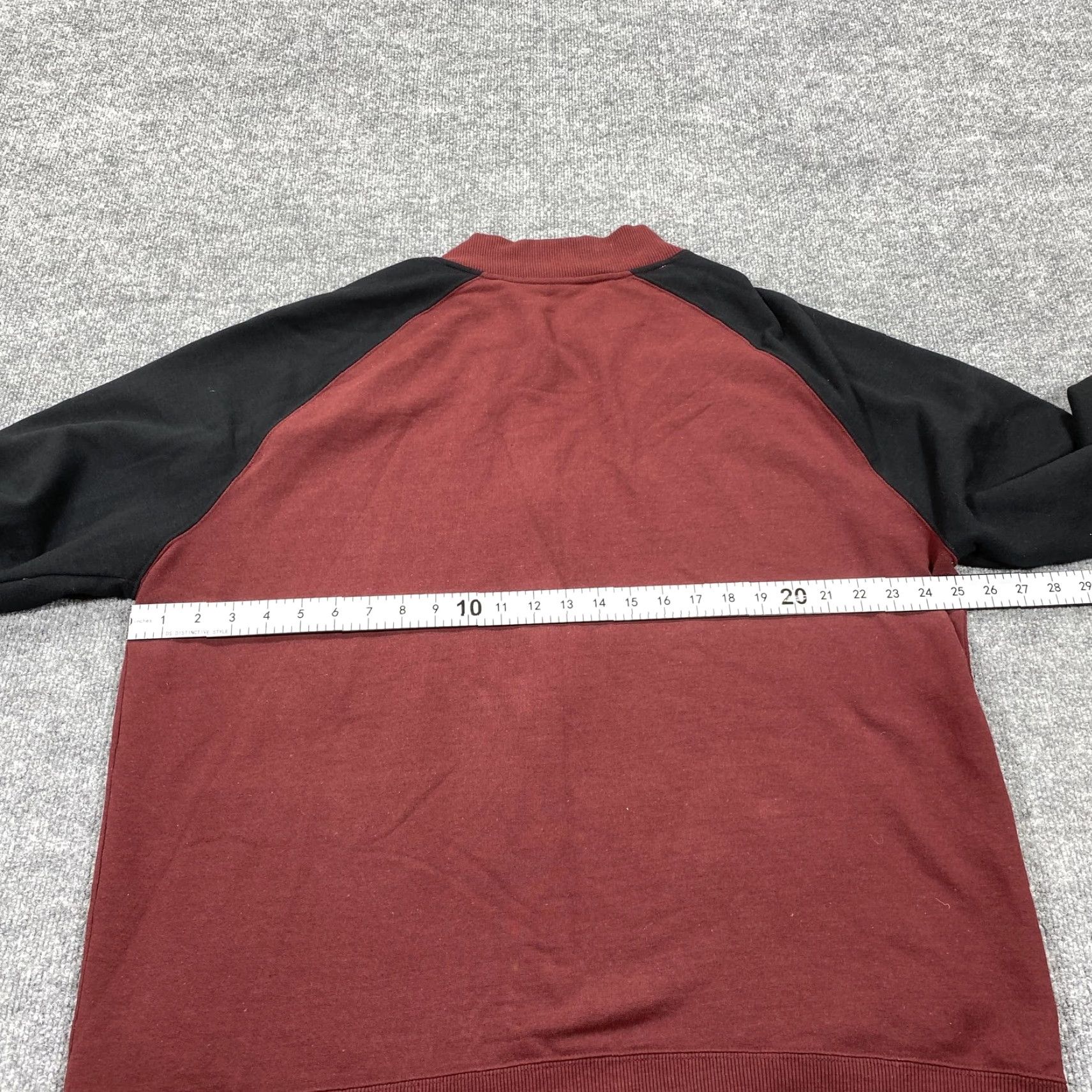 Champion Champion Jacket Mens XL Maroon Black Full Zip Raglan Sweatshirt Authentic Size US XL / EU 56 / 4 - 5 Thumbnail