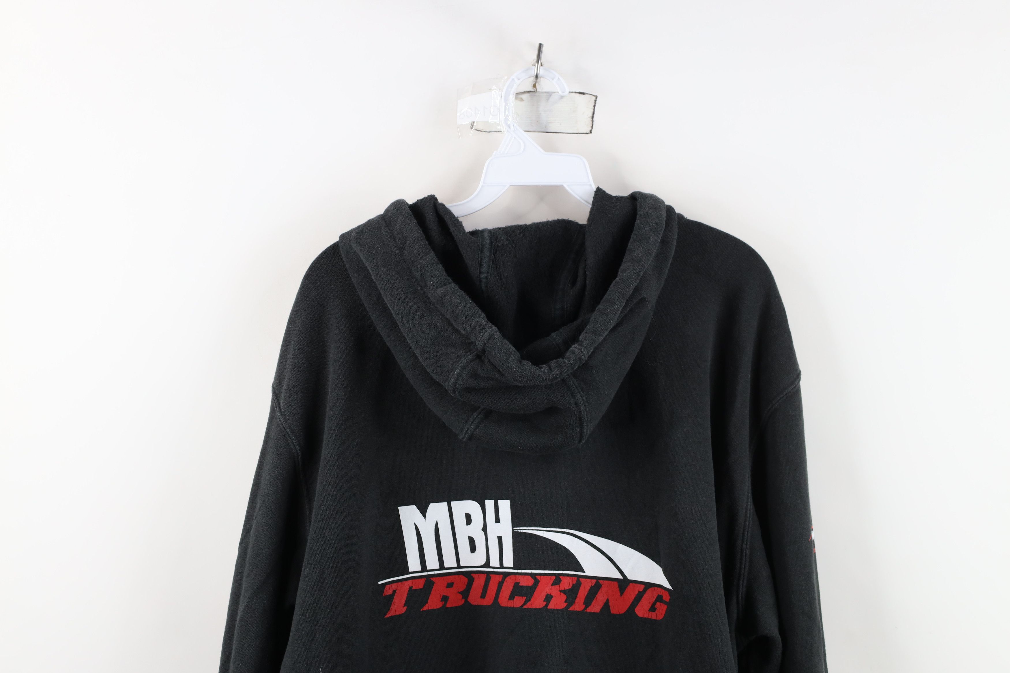 Carhartt Vintage Y2K Carhartt Spell Trucking Heavyweight Hoodie Black Size US XL / EU 56 / 4 - 13 Thumbnail