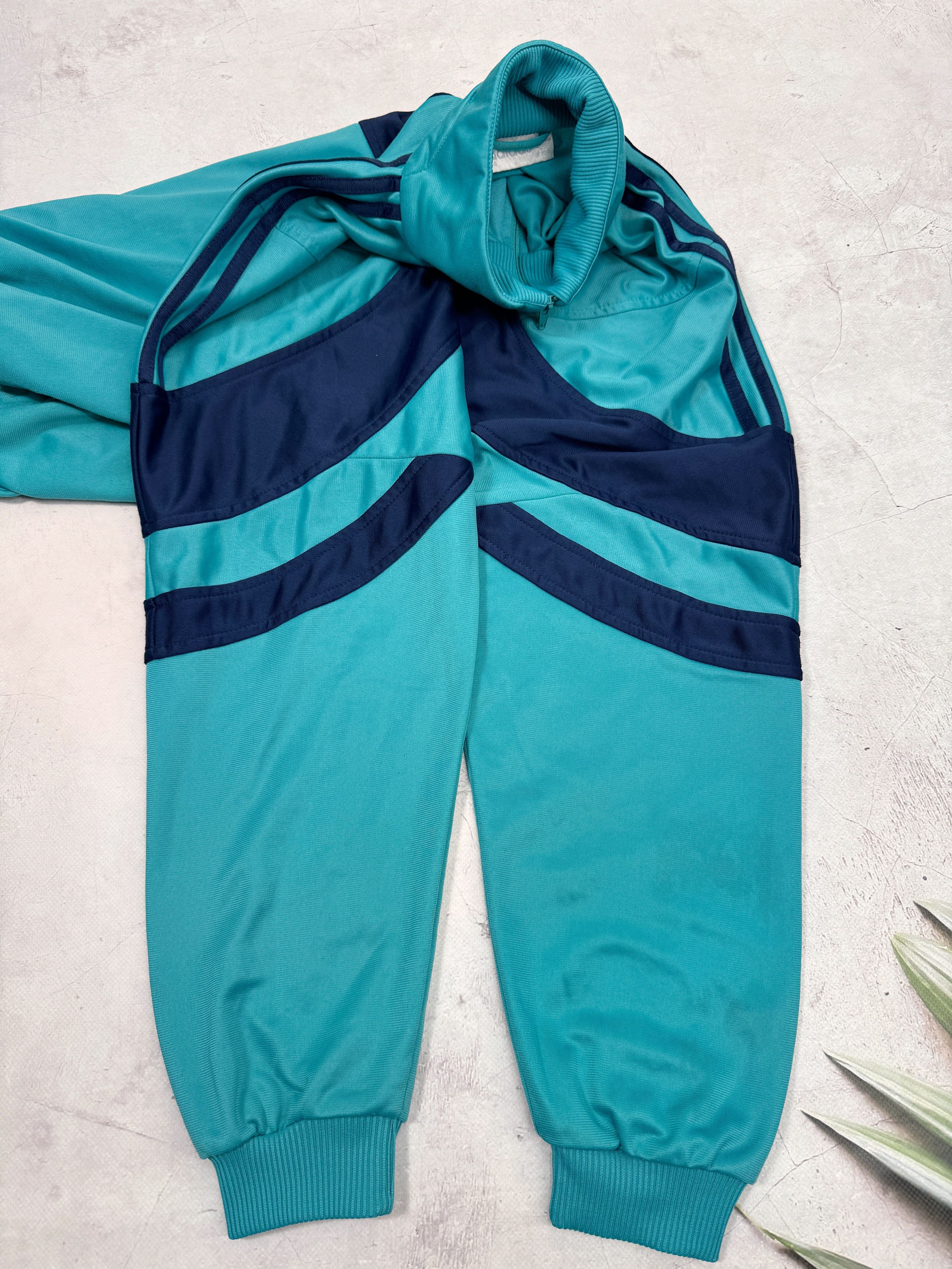 Adidas × Vintage Vintage Adidas Track Jacket SINGAPORE Aquamarine Blue Size US M / EU 48-50 / 2 - 15 Thumbnail