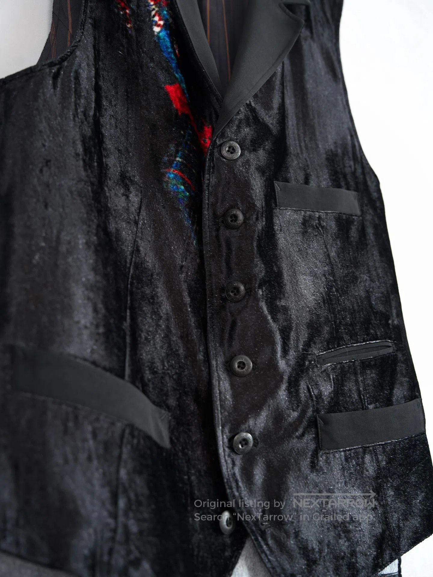 Yohji Yamamoto Yohji Yamamoto 20SS Velvet Vest. Size M / US 6-8 / IT 42-44 - 4 Thumbnail