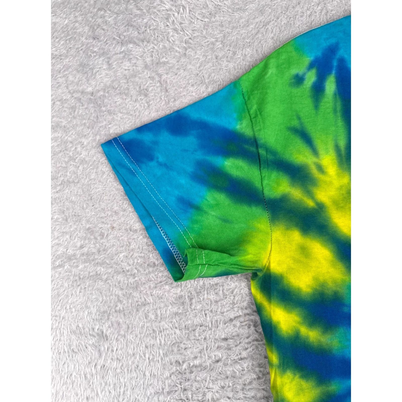 Vintage Indy 500 Indycar Shirt Adult Medium Green Blue Tie Dye 108th 100% Cotton Size US M / EU 48-50 / 2 - 3 Thumbnail