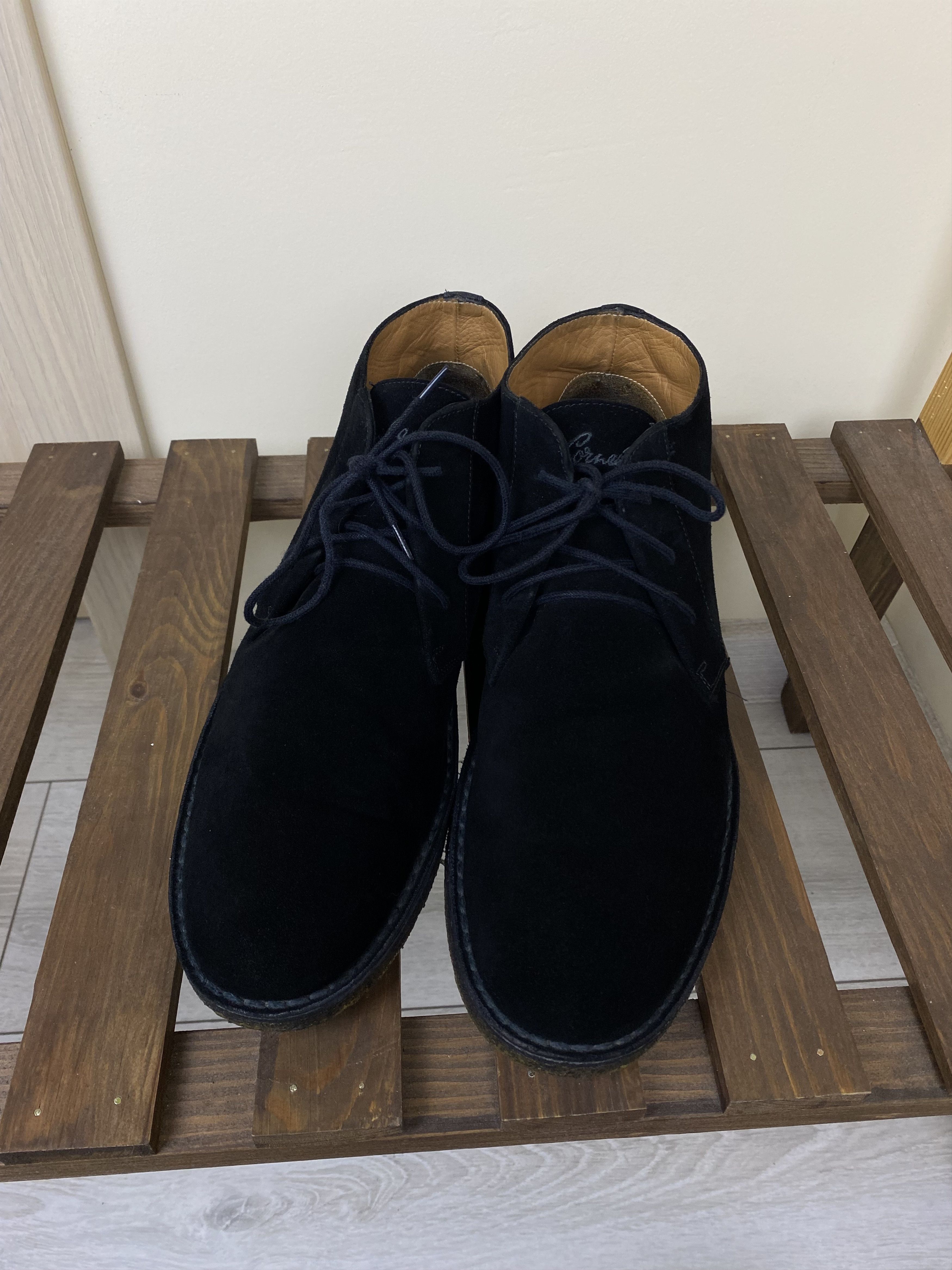Corneliani Corneliani desert black boots rubber sole size 42 Size US 8.5 / EU 41-42 - 2 Thumbnail