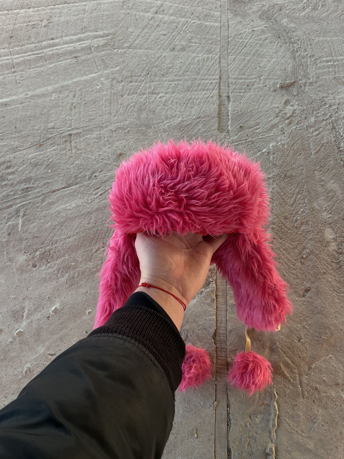 Japanese Brand × Vintage Crazy Fur Trapper Y2K Fuzzy Ushanka Beanie Hat Faux Mohair Size ONE SIZE - 3 Thumbnail