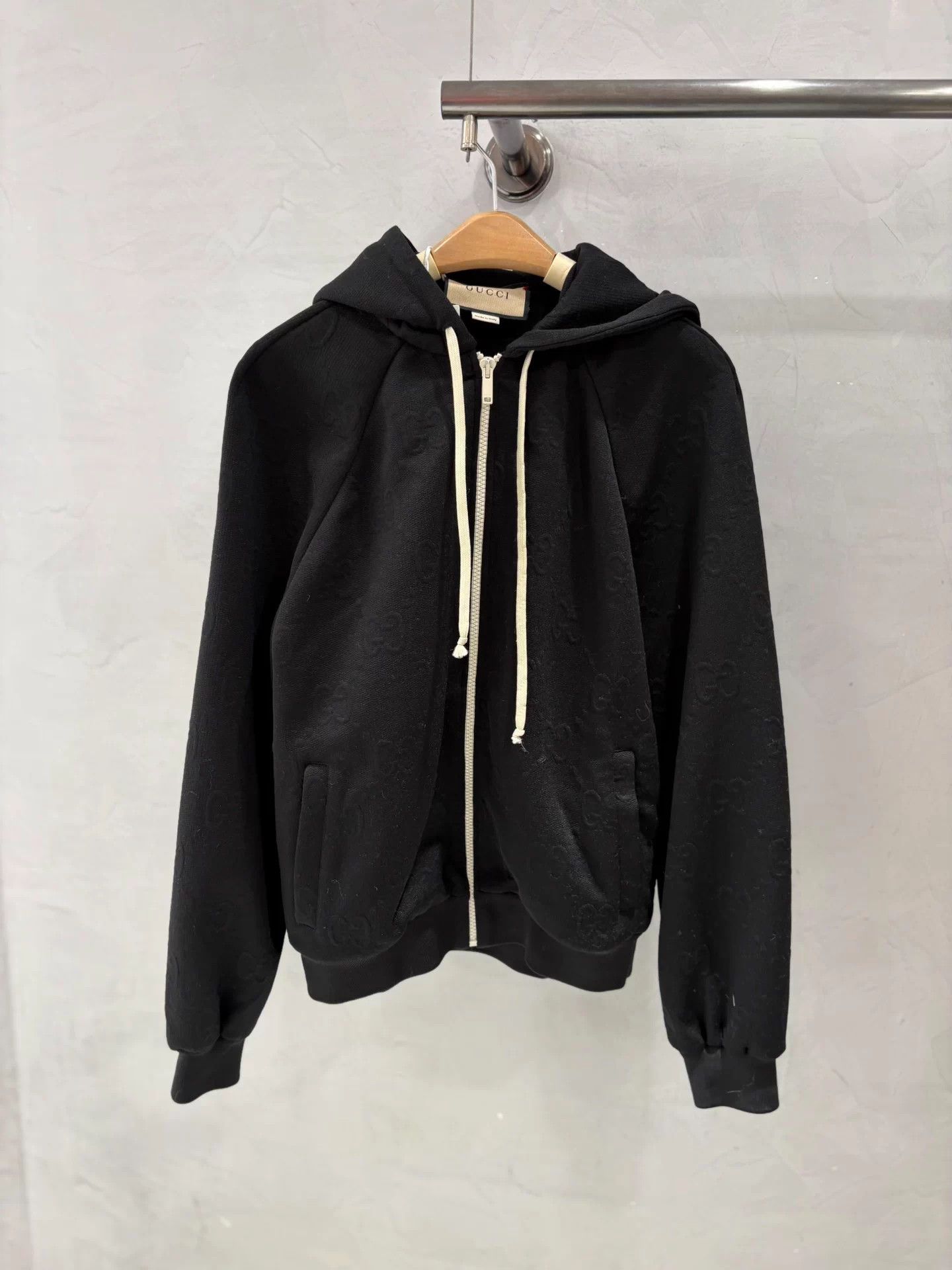 Gucci Gucci Full Double G embossed hooded zip hoodie Deadstock S Size US S / EU 44-46 / 1 - 1 Thumbnail