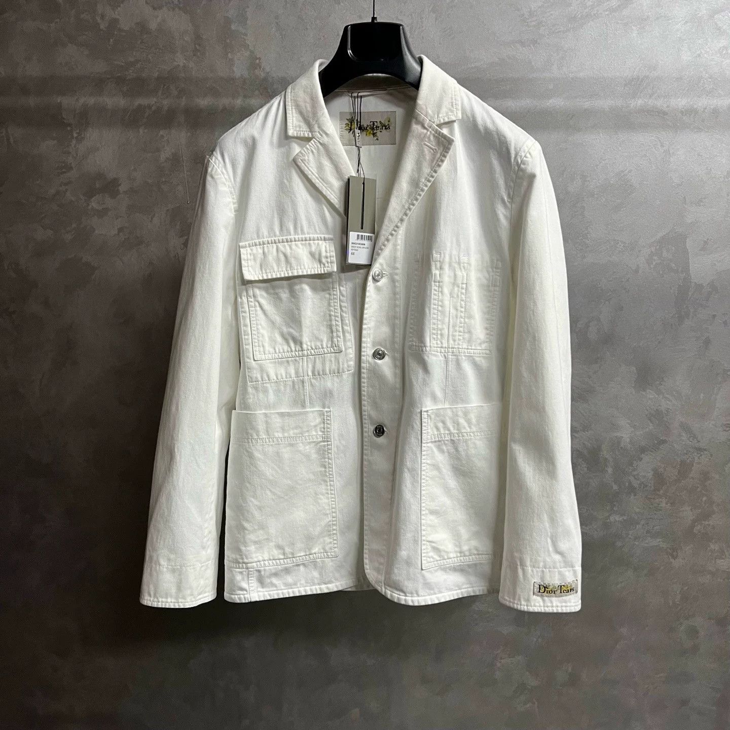 Dior Dior White Lapel Shirt Jacket Size US S / EU 44-46 / 1 - 1 Thumbnail