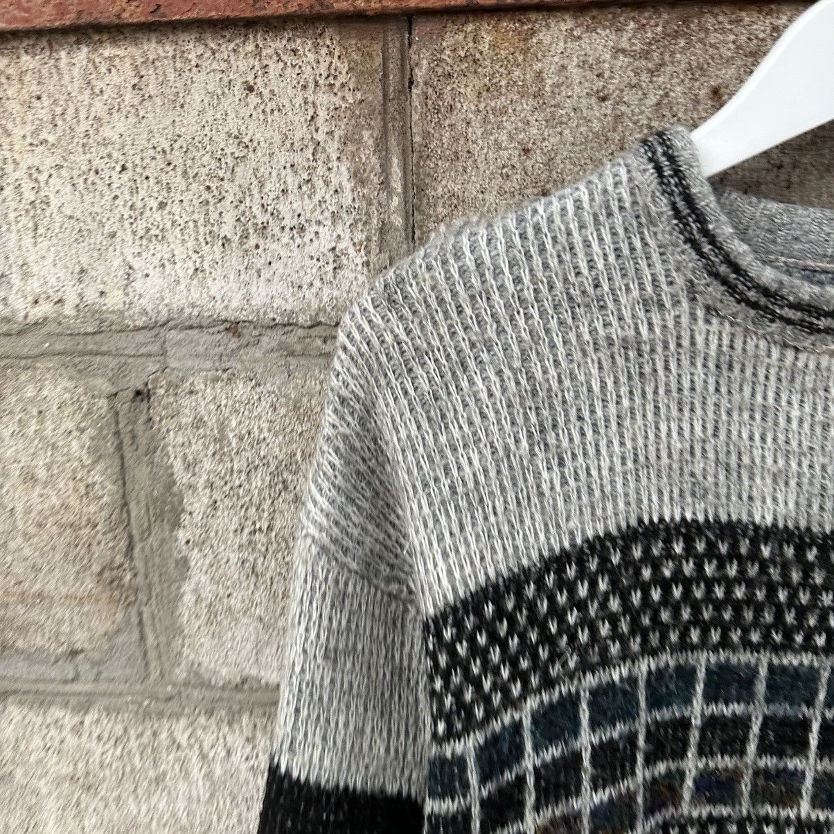 Aran Isles Knitwear Vintage Knit Wool Sweater Abstractive Y2K 00s USA Hype Trend Size US L / EU 52-54 / 3 - 6 Thumbnail