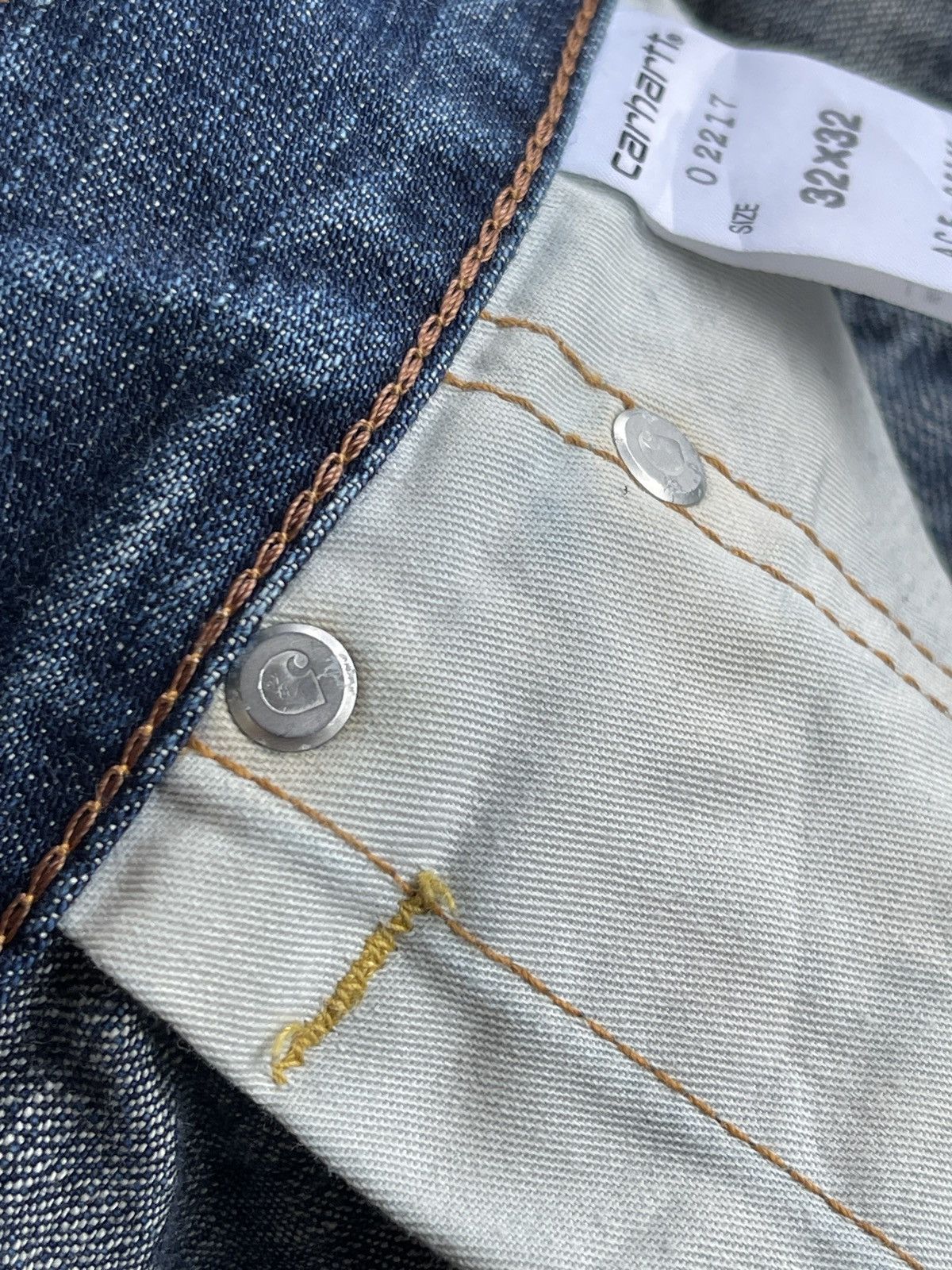 Carhartt Vintage Carhartt Distressed Selvedge Denim Size US 32 / EU 48 - 19 Thumbnail