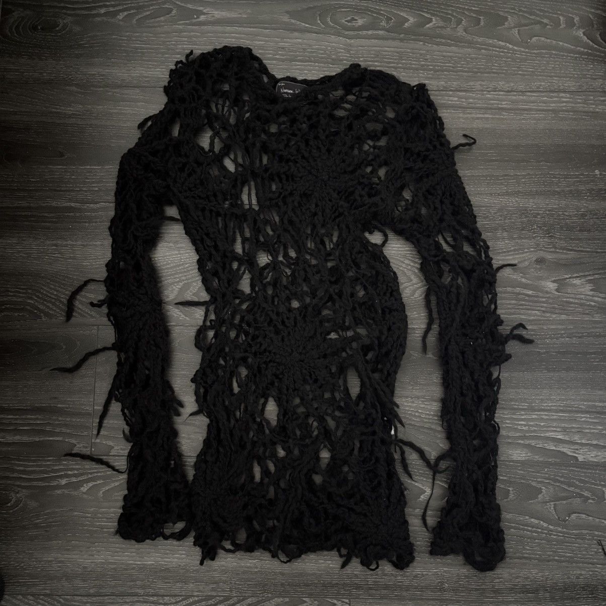 number（n）ine 05ss 蜘蛛の巣　スパイダーメッシュニット Number Nine Spider Web Knit | Grailed