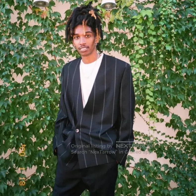 Fear of God FOG x Zegna Striped Black Blazer. Size US S / EU 44-46 / 1 - 6 Thumbnail
