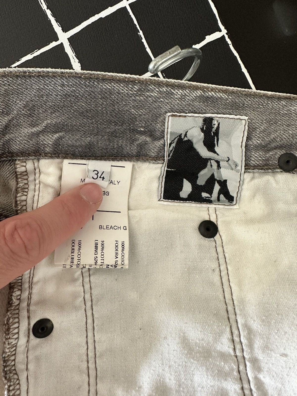 Rick Owens Drkshdw Rick Owens DRKSHDW straight leg cropped jeans Size US 34 / EU 50 - 6 Thumbnail