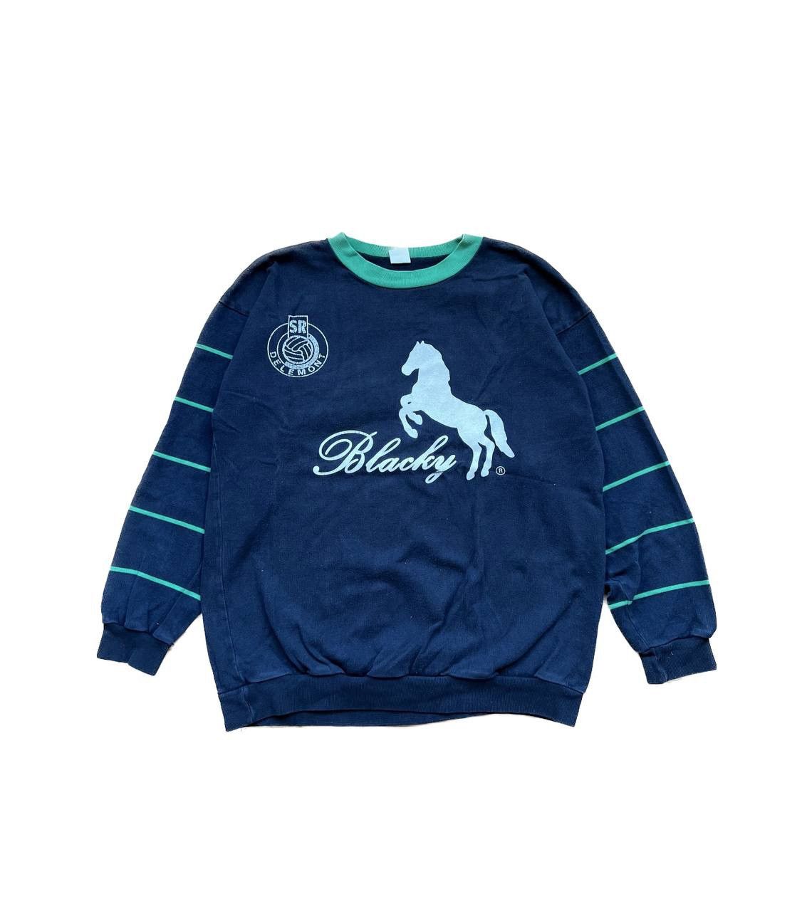 Vintage RARE 1970 SR DELEMONT BLACKY SWITZERLAND SOCCER SWEATSHIRT L Size US L / EU 52-54 / 3 - 1 Thumbnail