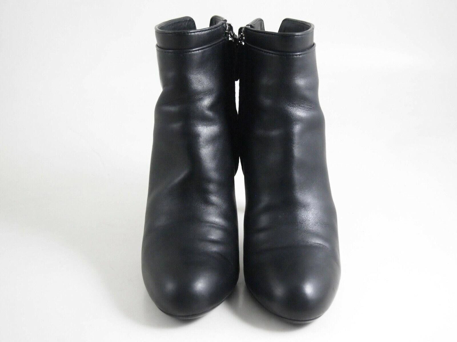 Tod's Tod's High Heel Booties Black Leather Womens US 6 EU 36 Size US 6 / IT 36 - 3 Thumbnail