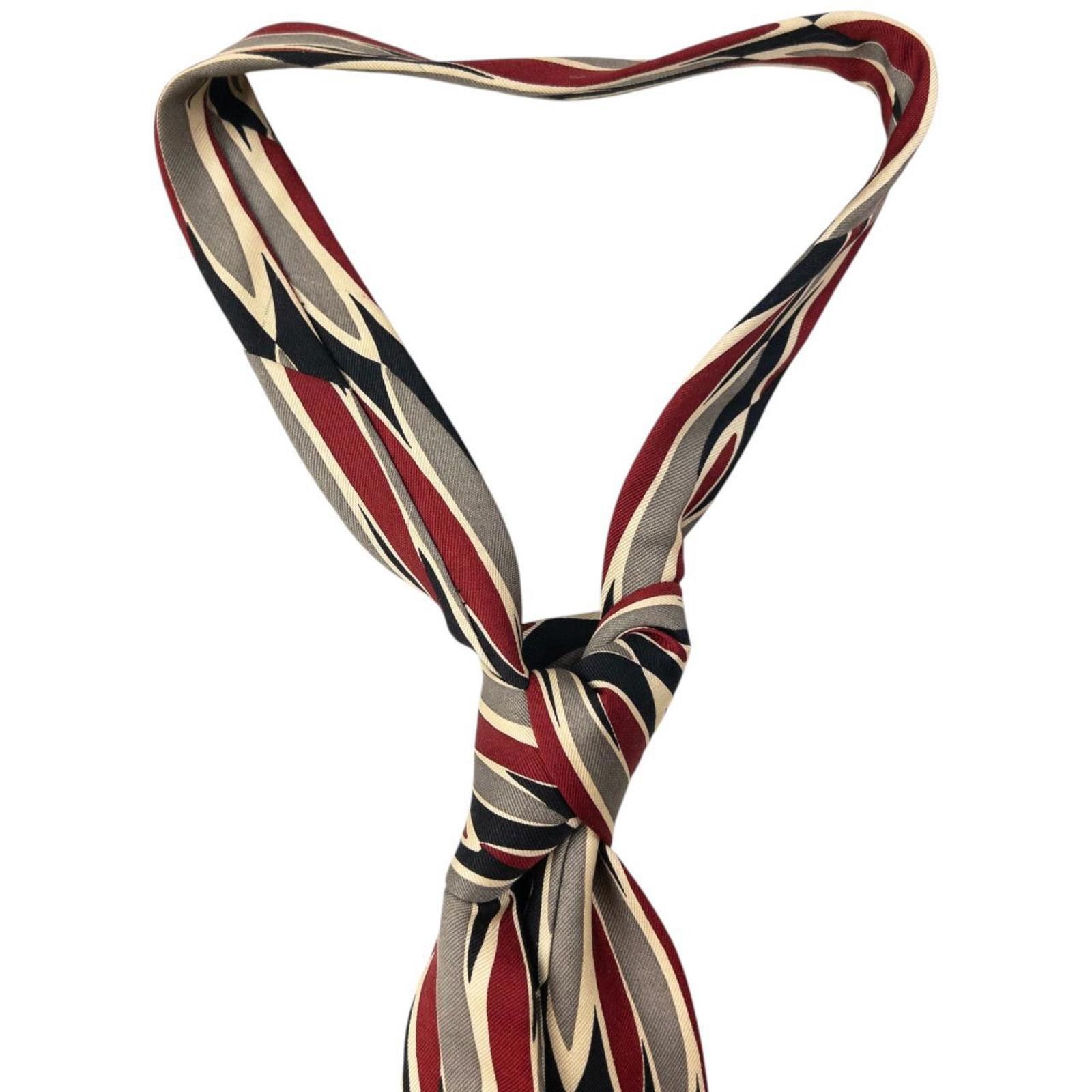 Yohji Yamamoto Vintage Yohji Yamamoto Silk Pattern Tie Size ONE SIZE - 3 Thumbnail
