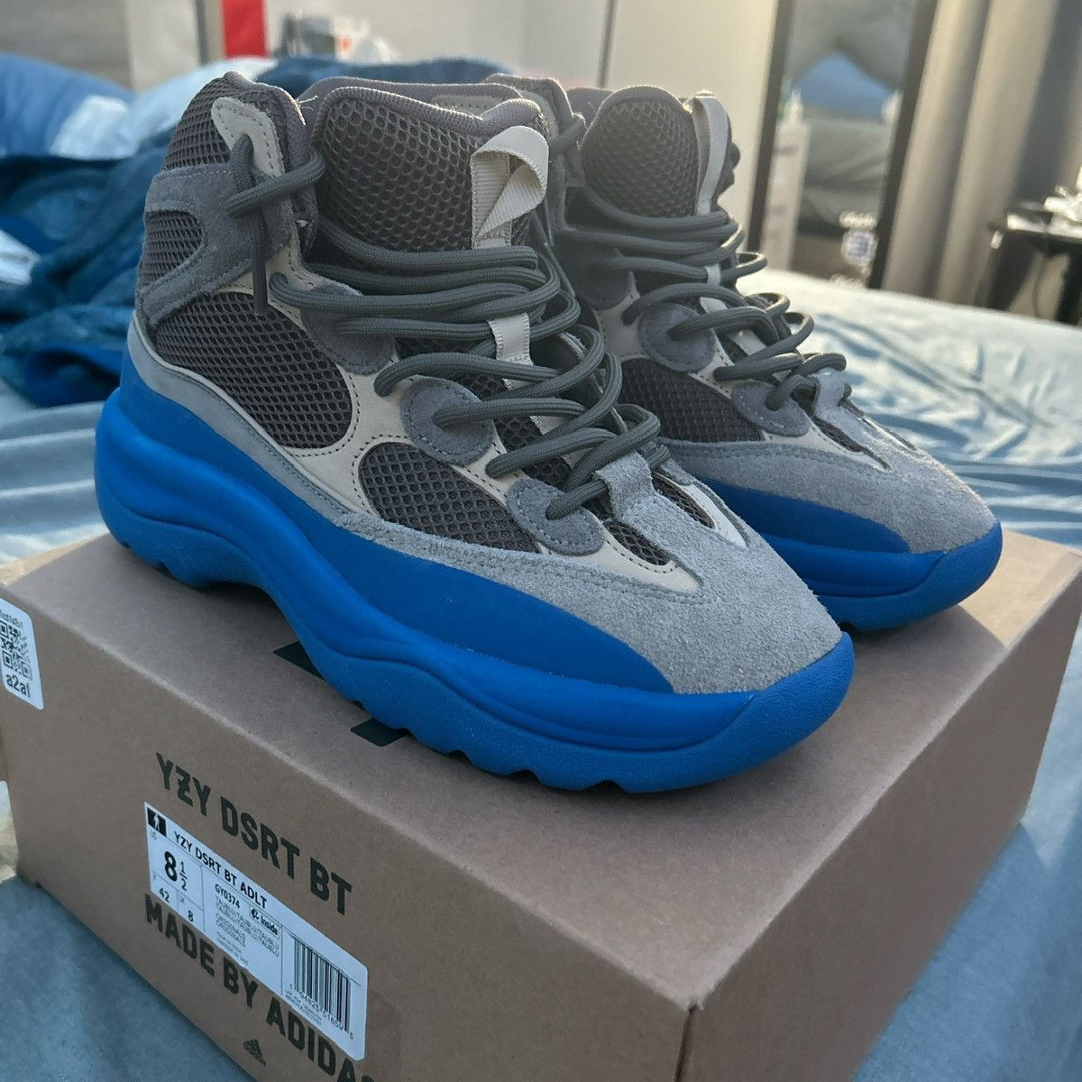 Yeezy Yeezy Boot ‘Blue Taupe’ Size US 8.5 / EU 41-42 - 3 Thumbnail
