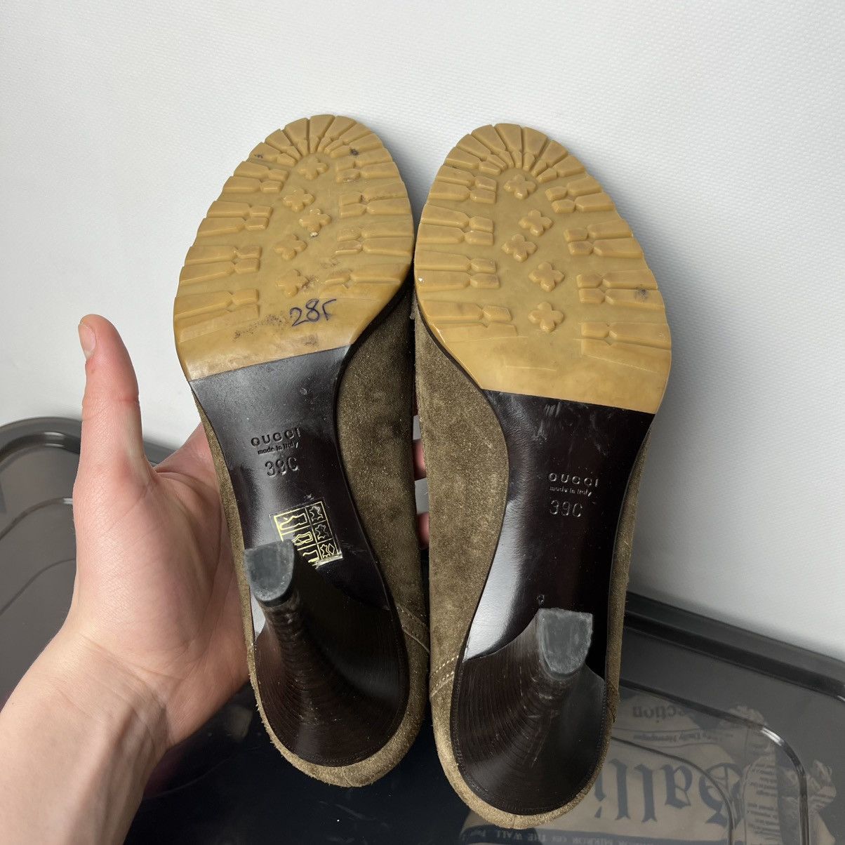Gucci Vintage Gucci Women’s Brown Horse Bit Heels Size US 9 / IT 39 - 9 Thumbnail