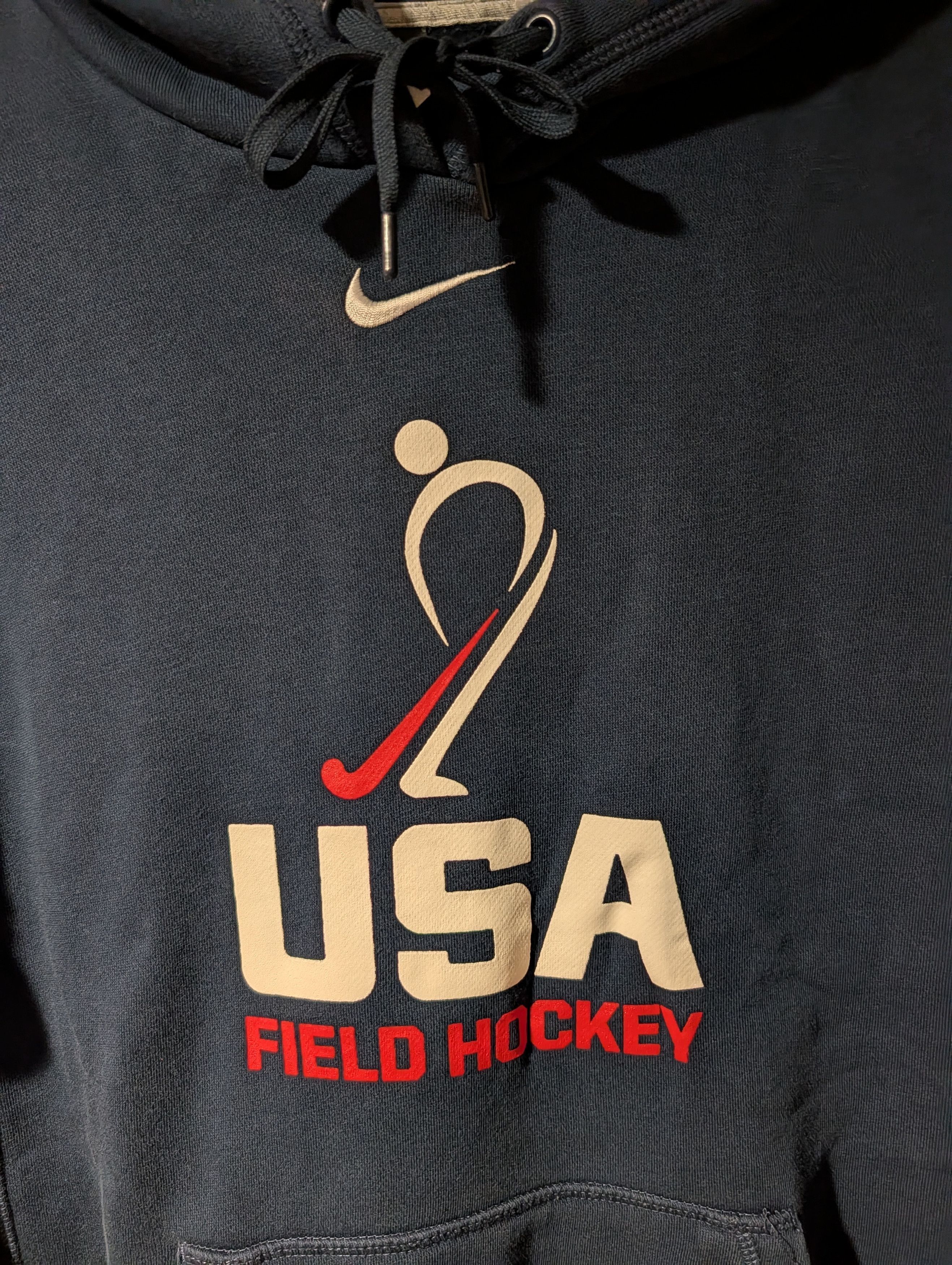 Nike Nike USA Field Hockey Pullover Hoodie Swoosh Mens Medium M Size US M / EU 48-50 / 2 - 2 Thumbnail