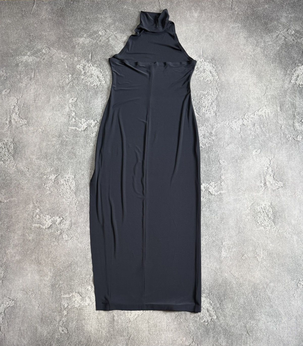 Norma Kamali Norma Kamali S Halter Turtle Side Slit Gown Dress 👗 Size S / US 4 / IT 40 - 16 Thumbnail