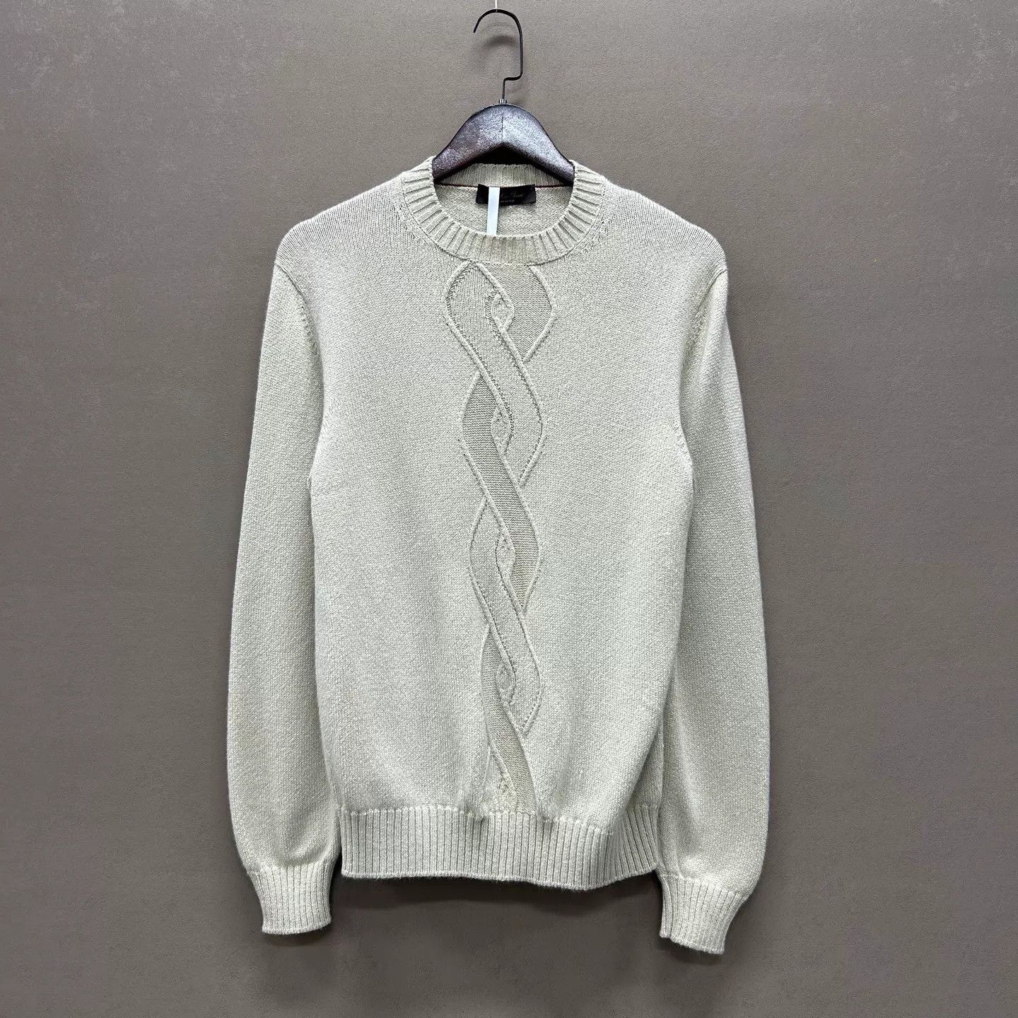 Loro Piana Loro Piana 99 New Cable Knit Thick Cashmere Sweater 50 Size US M / EU 48-50 / 2 - 1 Thumbnail
