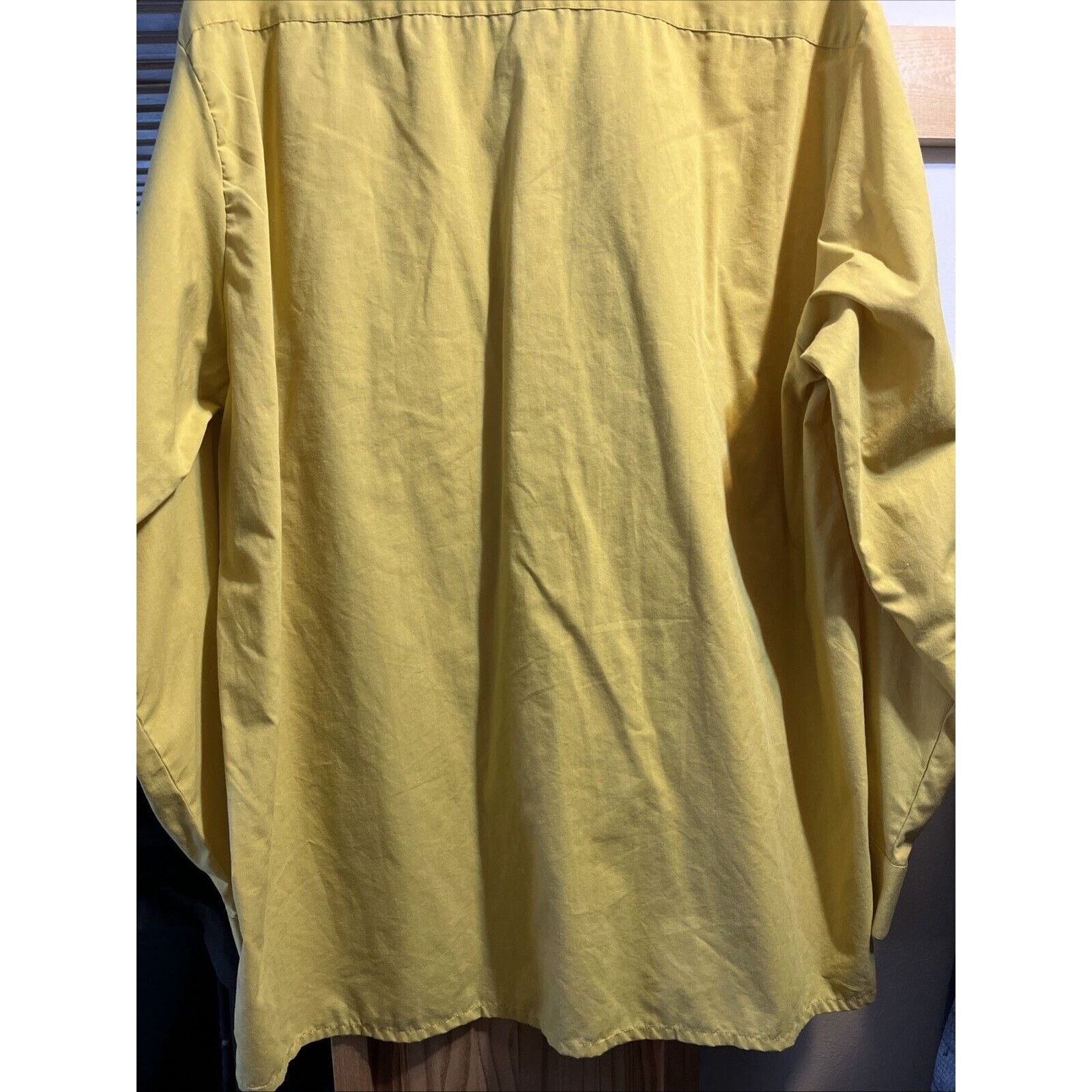 Other Fortino Landi Shirt Mens 17 36/37 French Cuff Button Gold LS Size US L / EU 52-54 / 3 - 10 Thumbnail