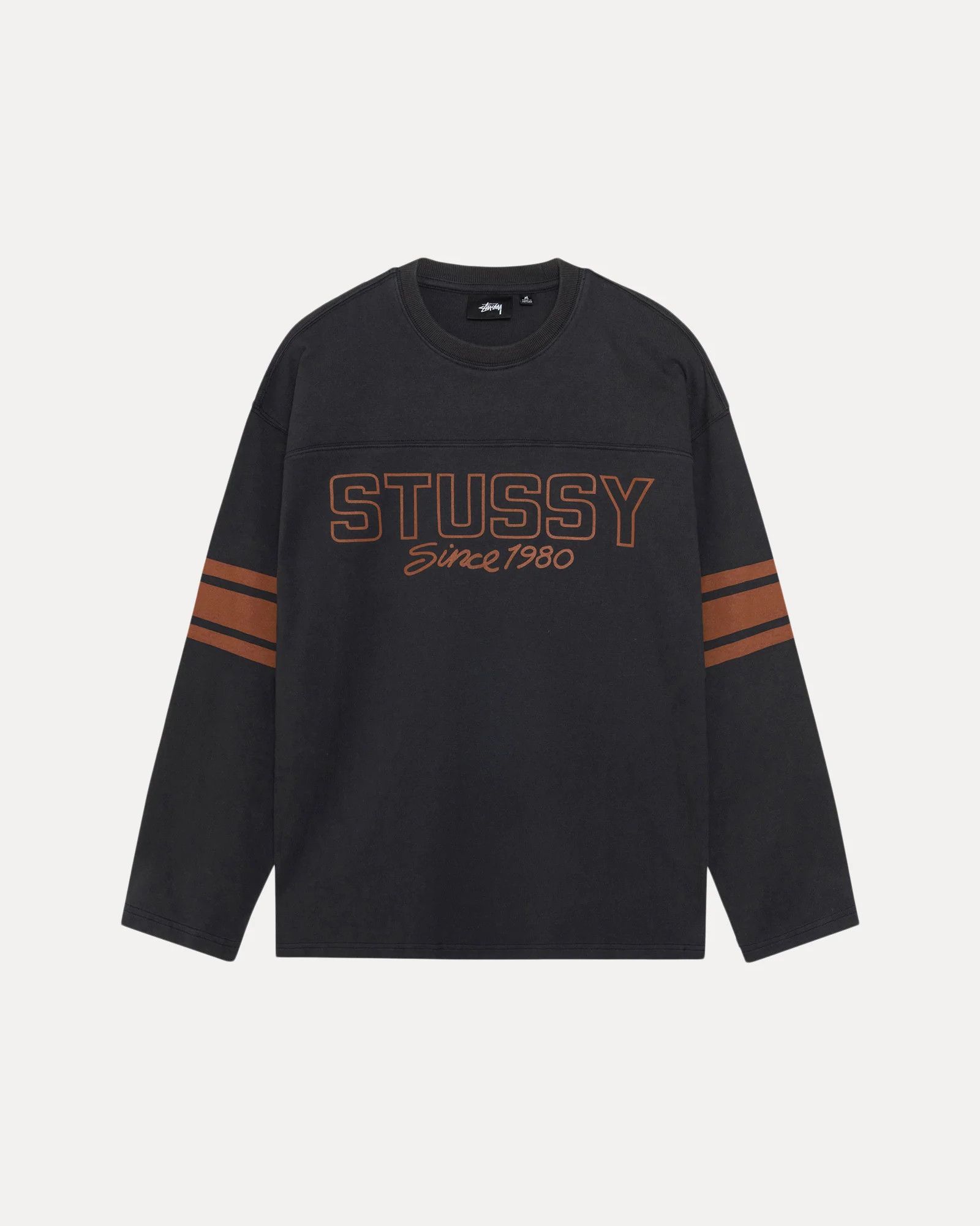 Stussy Stüssy Football Crew Black Size US L / EU 52-54 / 3 - 1 Thumbnail
