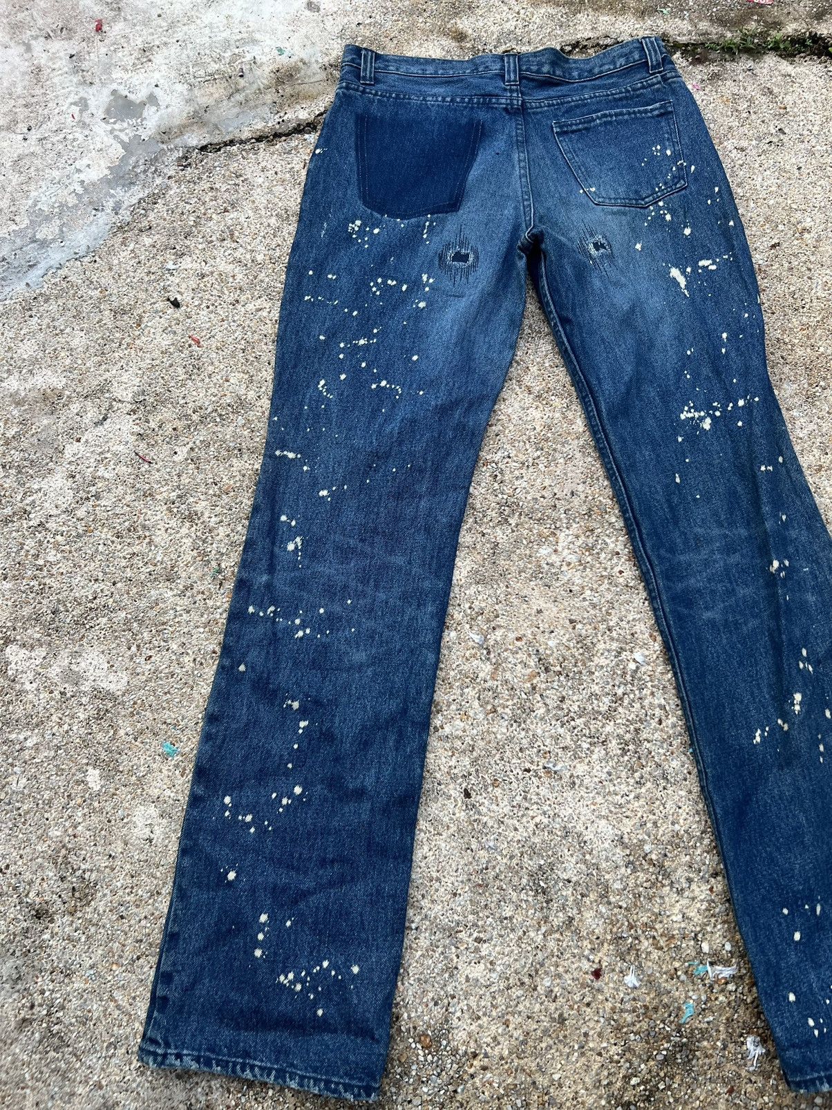 Number (N)ine Rare Number Nine Distressed Design Denim Size US 30 / EU 46 - 5 Thumbnail