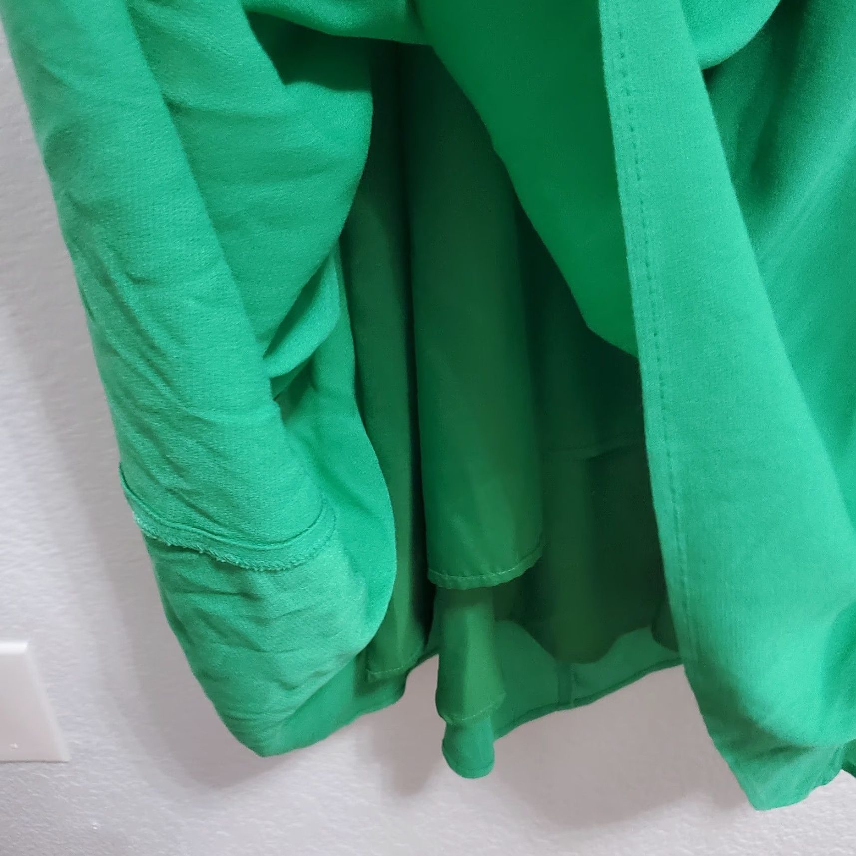 Vintage VINTAGE Sundance Dress Women L Kelly Green Maxi Boho Beach Sundress Cutwork Sundress A-Line Size L / US 10 / IT 46 - 7 Thumbnail
