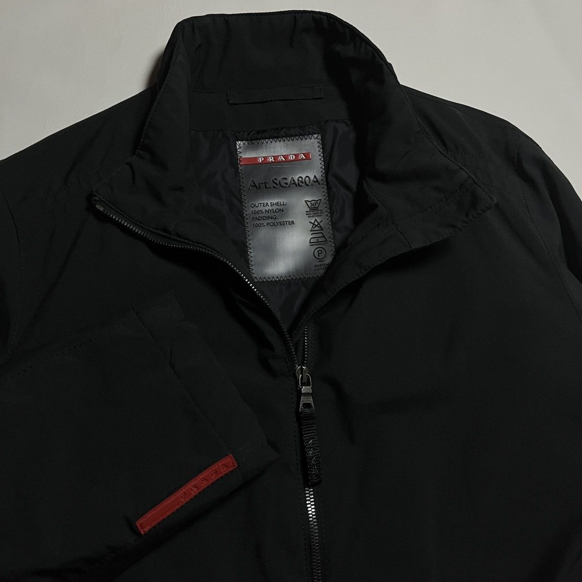 Prada Vintage Prada Nylon Red Tab Insulated Jacket Size US M / EU 48-50 / 2 - 2 Thumbnail