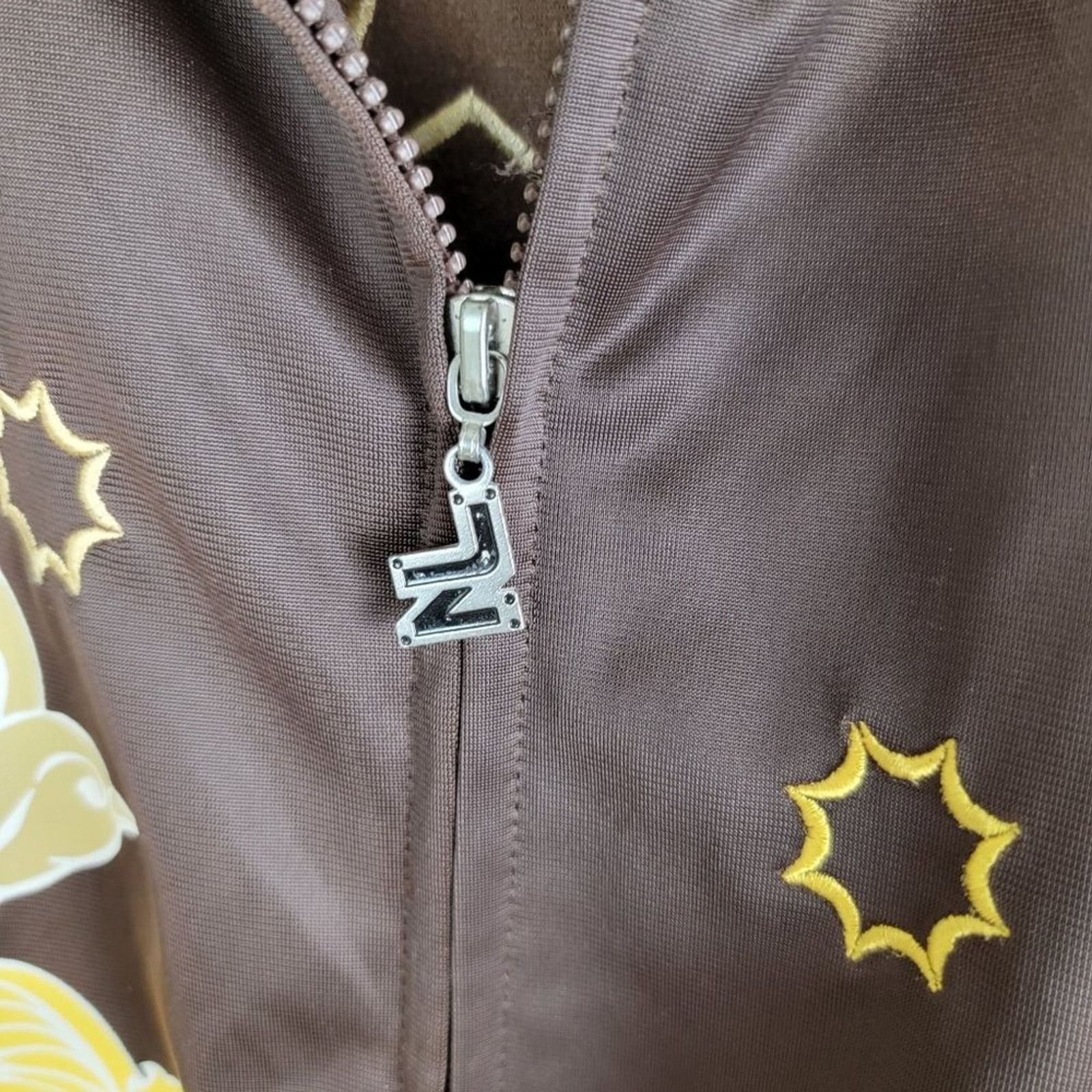 Other Jinzu Y2K Birds Key Graphic Art Embroidered Bomber Jacket Size US XXL / EU 58 / 5 - 5 Thumbnail