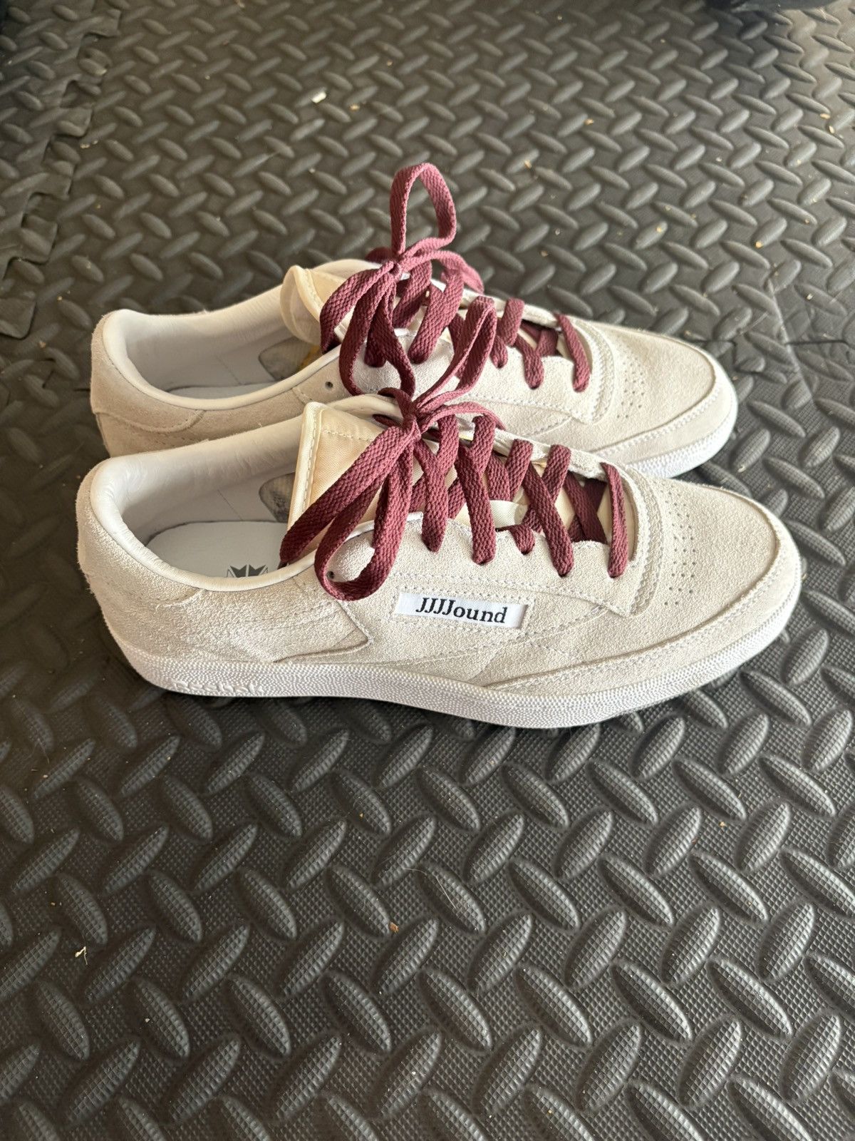 JJJJound × Reebok Reebok Club C 85 JJJJound Chalk Suede Size US 8 / EU 41 - 2 Thumbnail