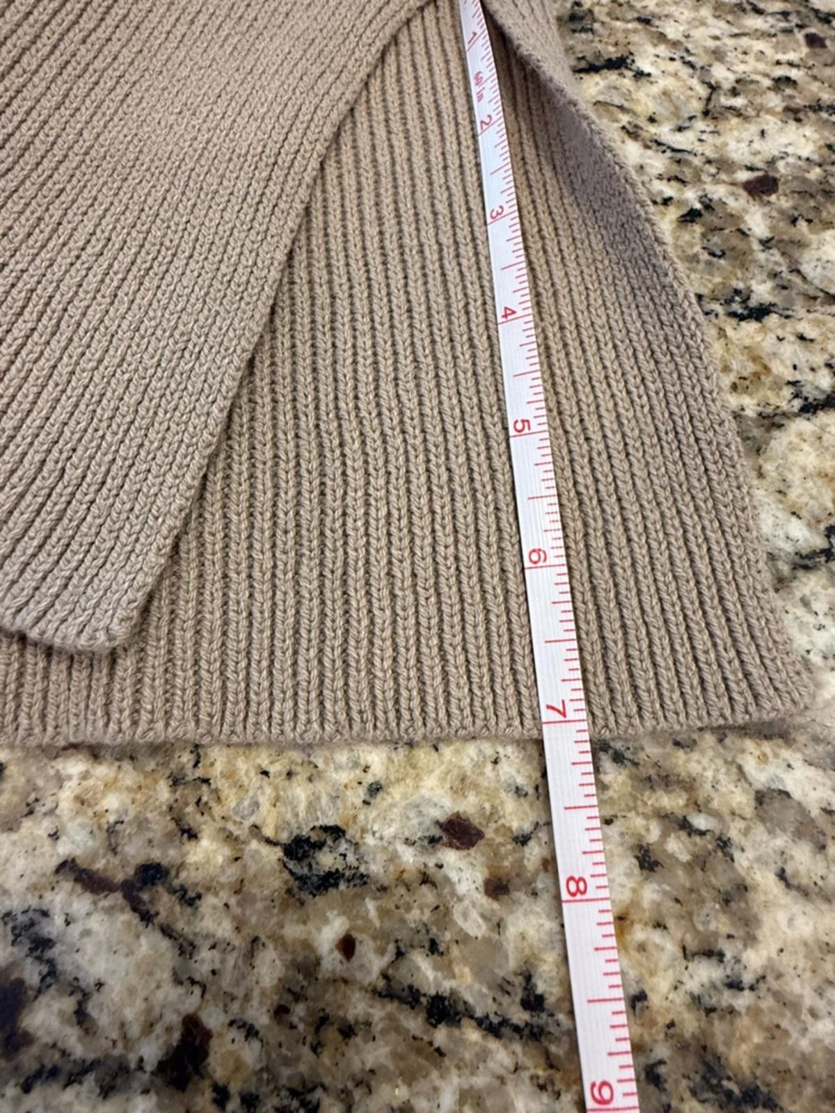 Other Evidnt midi sweater dress brown ribbed turtleneck SZ SM Size S / US 4 / IT 40 - 12 Thumbnail