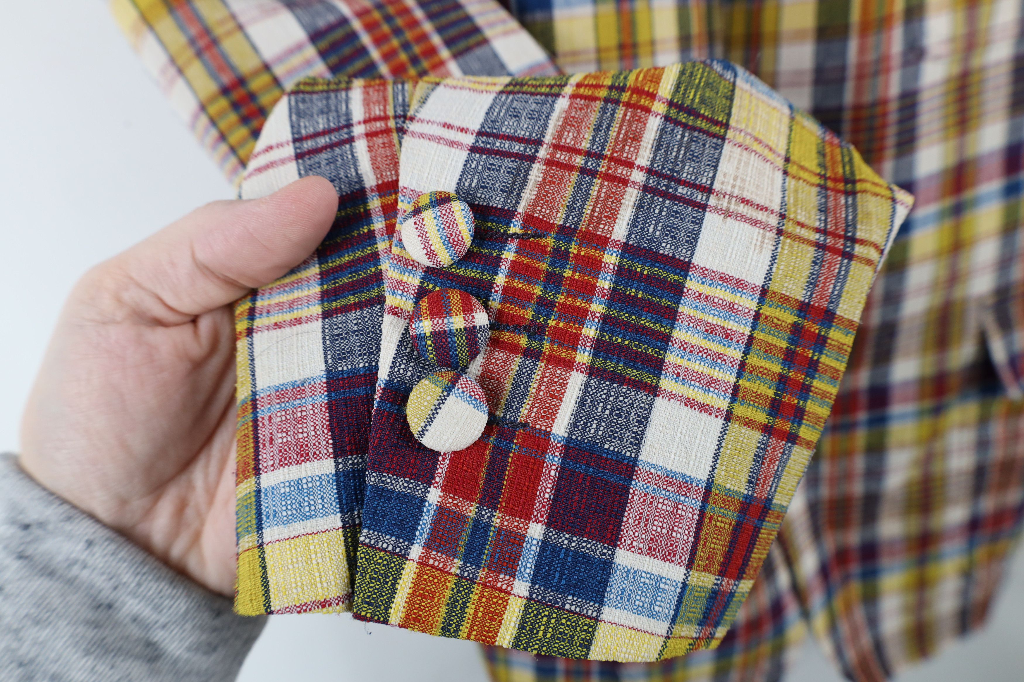 Vintage Vintage 70s Rockabilly Plaid 3 Button Blazer Suit Jacket USA Size US L / EU 52-54 / 3 - 7 Thumbnail