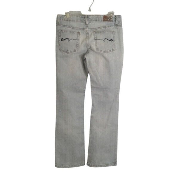 American Rag American Rag Size 7S Womens Jeans Light Wash Blue Denim Boot Size 32" / US 10 / IT 46 - 6 Thumbnail
