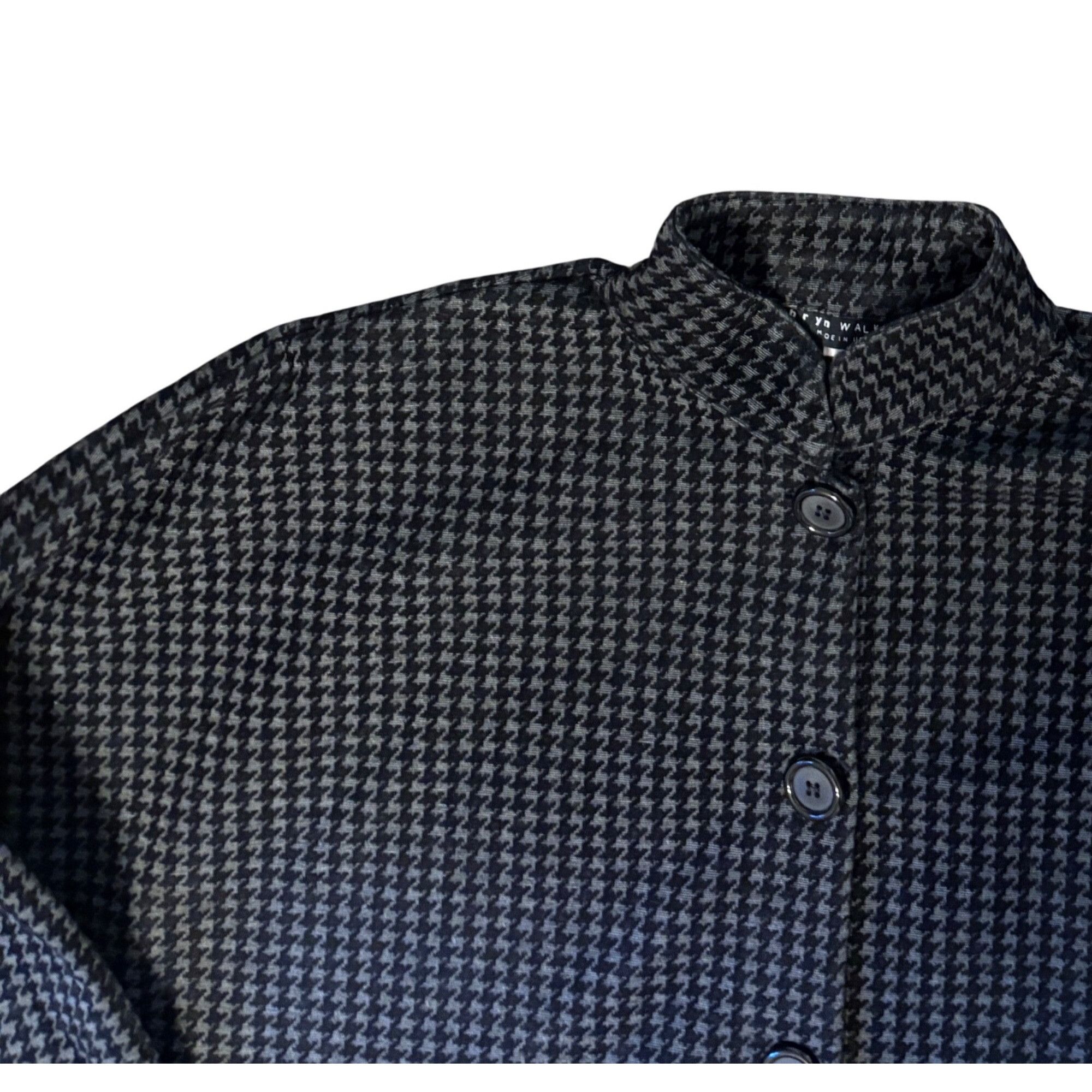 Bryn Walker Bryn Walker XS Danuta Jacket Houndstooth Memory Crunch Jacqu Size XS / US 0-2 / IT 36-38 - 3 Thumbnail