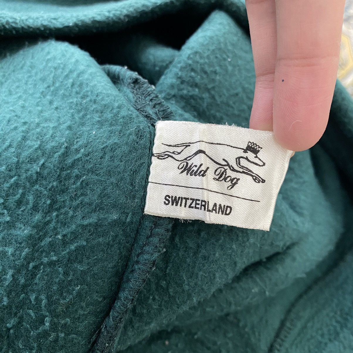 Other WILD DOG SWITZELAND Multi Design Green Sherpa Windbreaker Size US S / EU 44-46 / 1 - 3 Thumbnail
