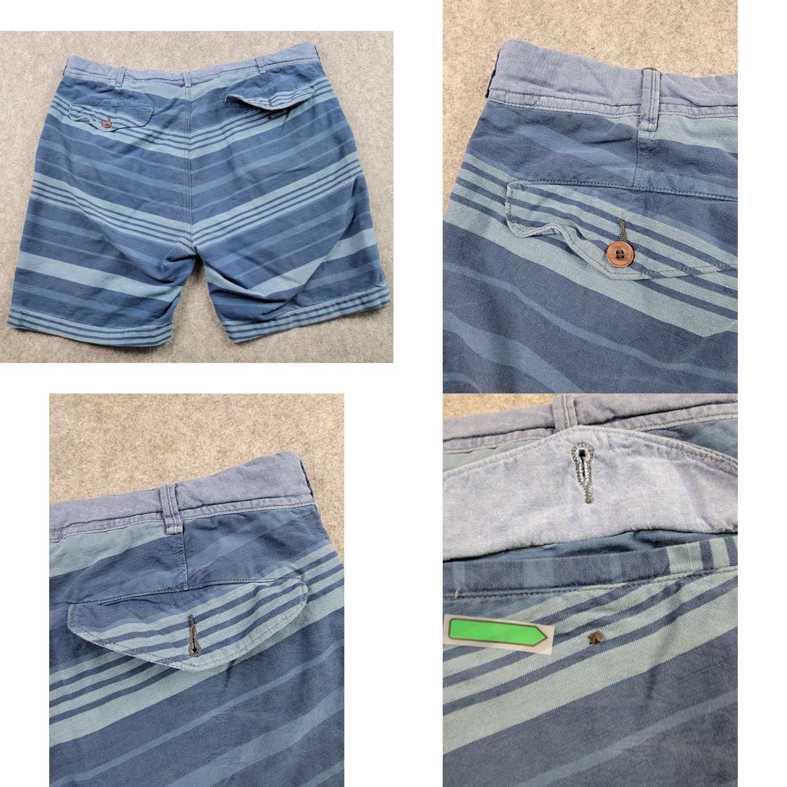 Polo Ralph Lauren Polo Ralph Lauren Shorts Mens 36 Straight Fit Blue Stripe 8'' Inseam Sail Cloth Size US M / EU 48-50 / 2 - 10 Thumbnail
