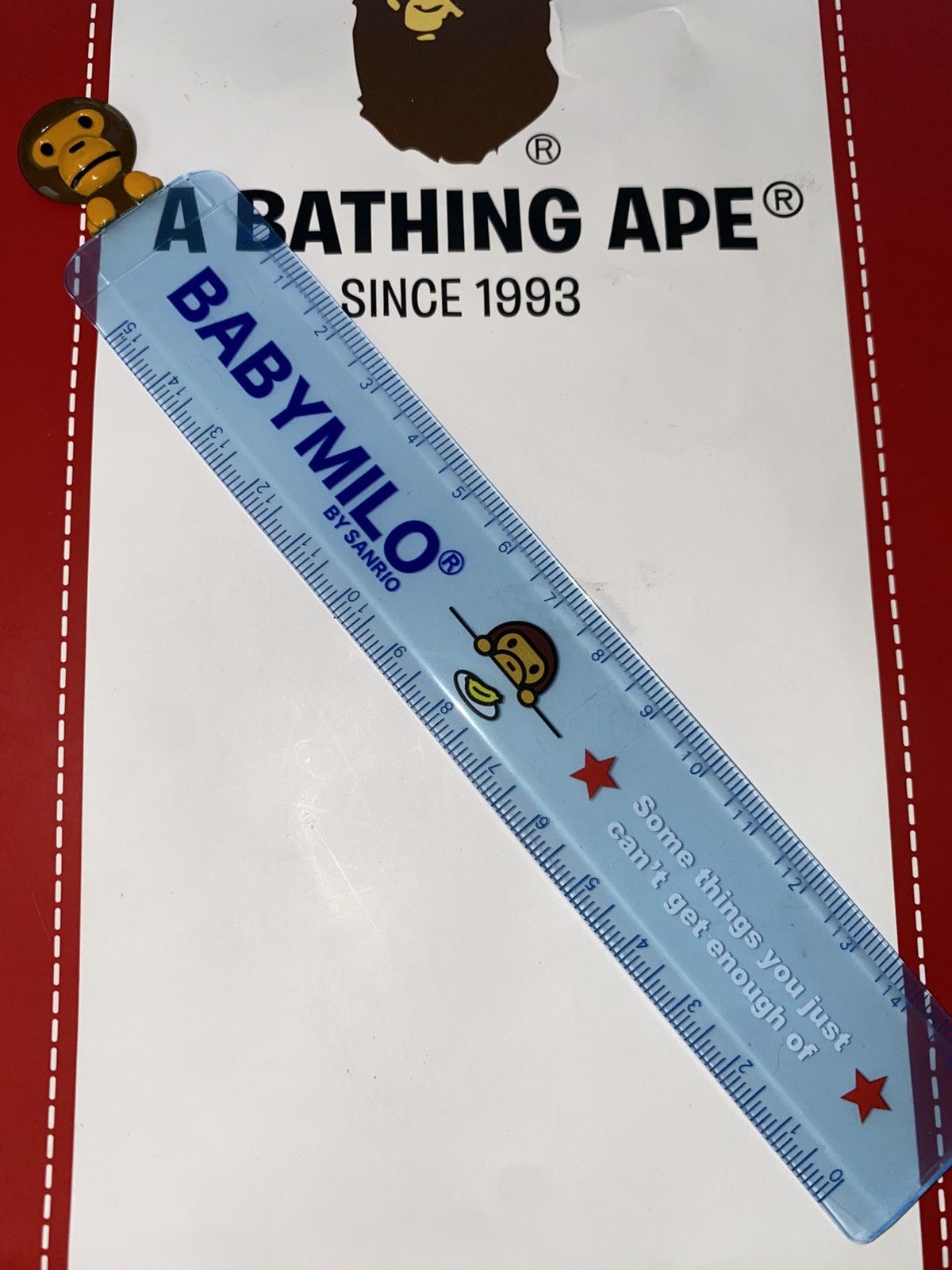Bape Baby Milo BF SALE ‼️ Milo Ruler | Grailed