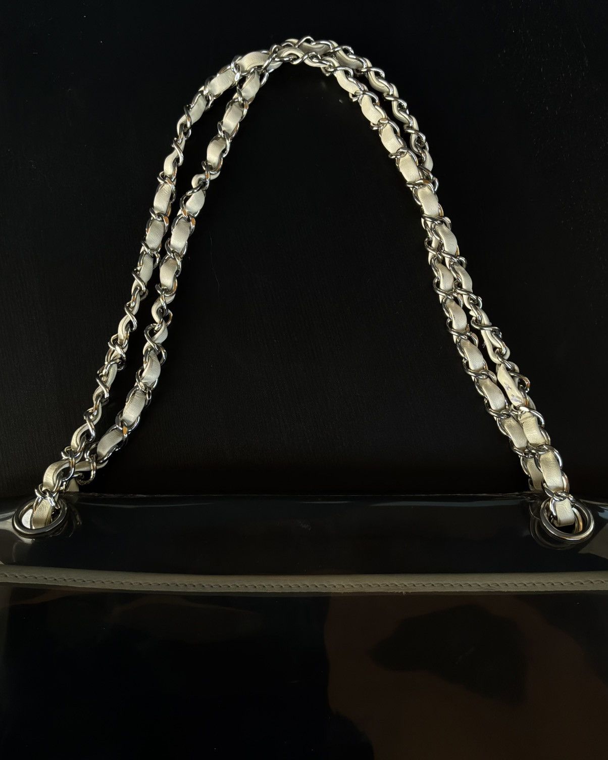 Chanel 2008 Chanel - Heart CC Transparent Vinyl Flap Bag Size ONE SIZE - 7 Thumbnail