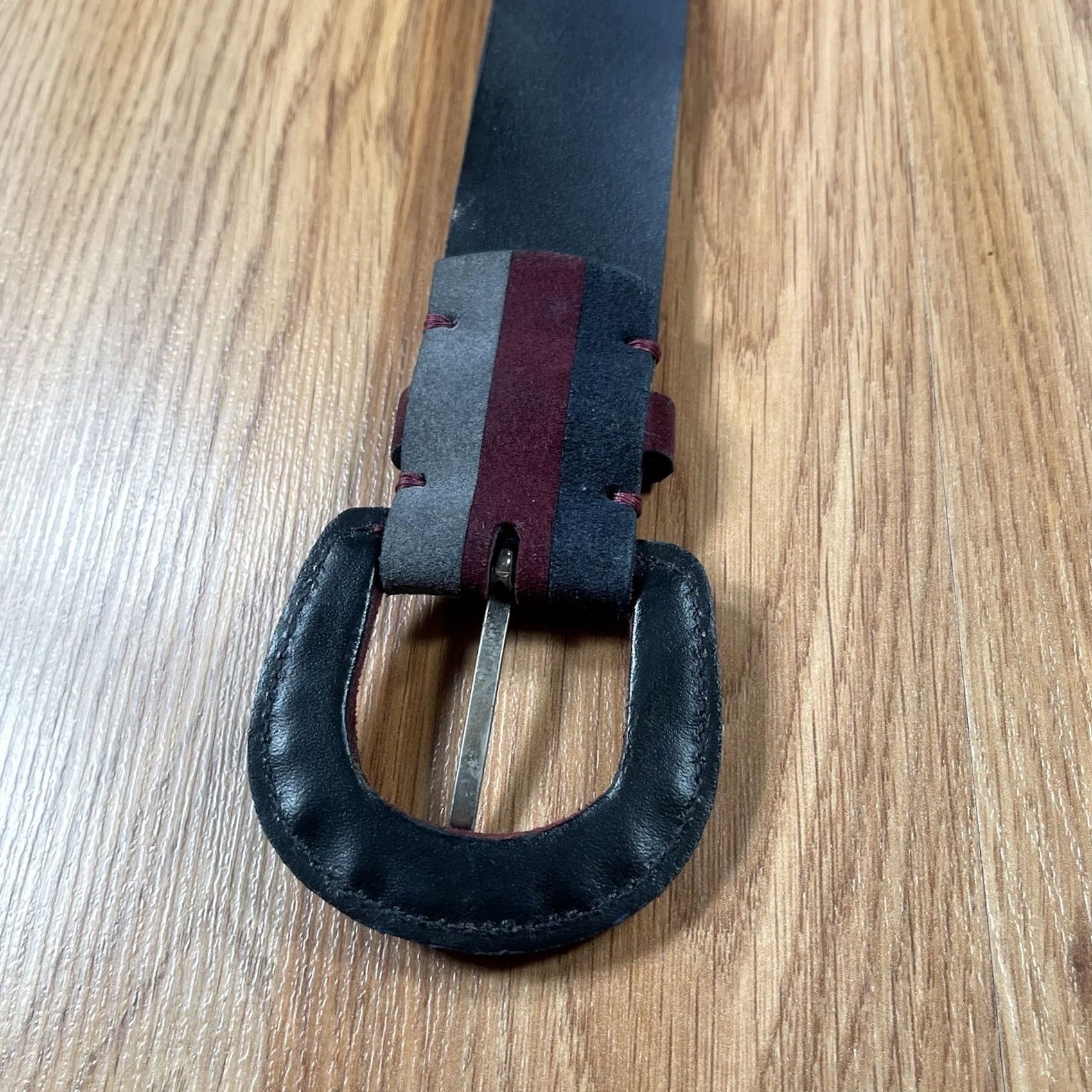 Jigsaw Jigsaw Belt Women’s Leather Suede Size S Small Multicolor 1.5” Wide Size ONE SIZE - 3 Thumbnail