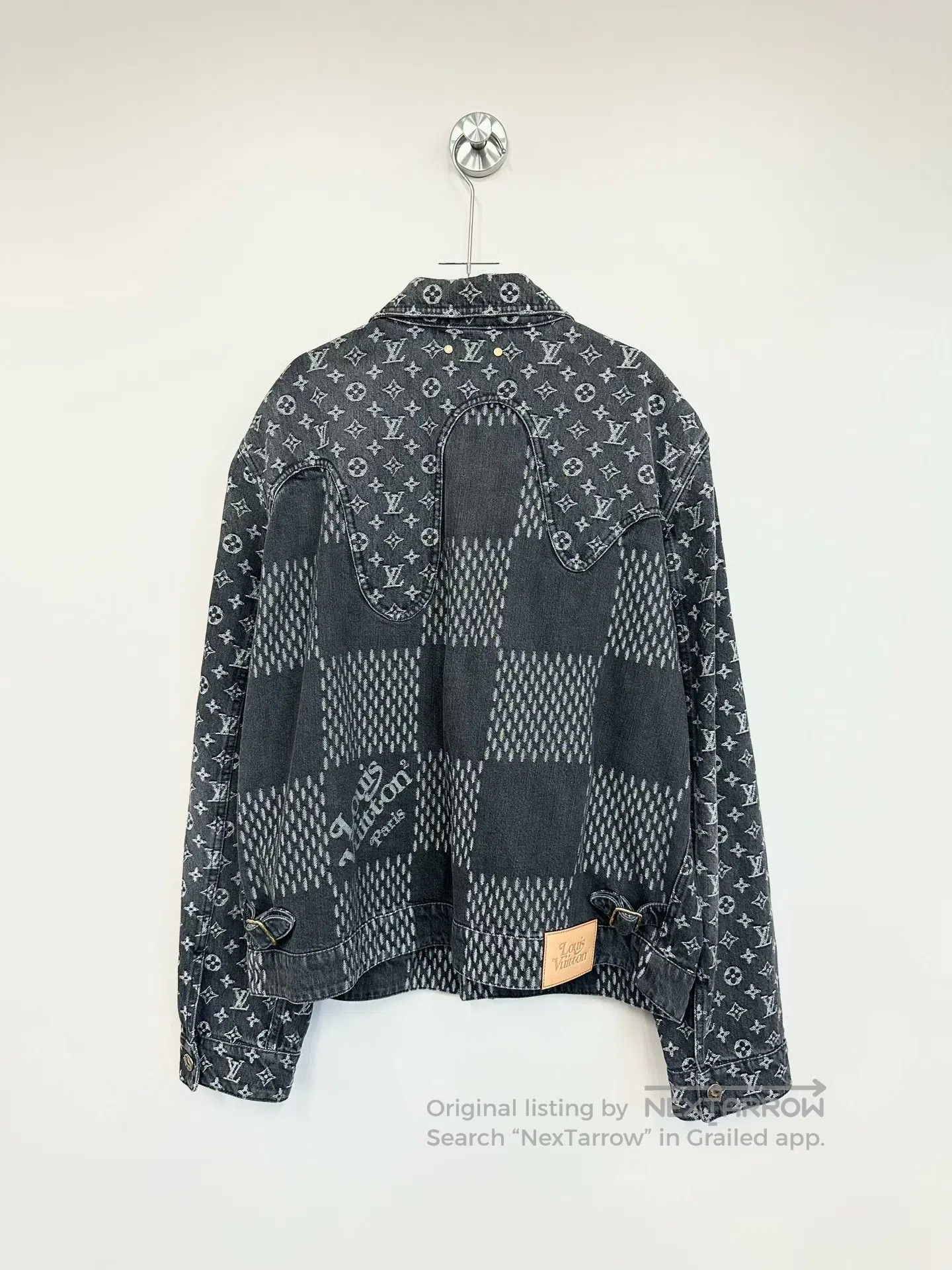 Louis Vuitton Louis Vuitton Black Monogrammed Logo Denim Jacket| Size US L / EU 52-54 / 3 - 2 Thumbnail