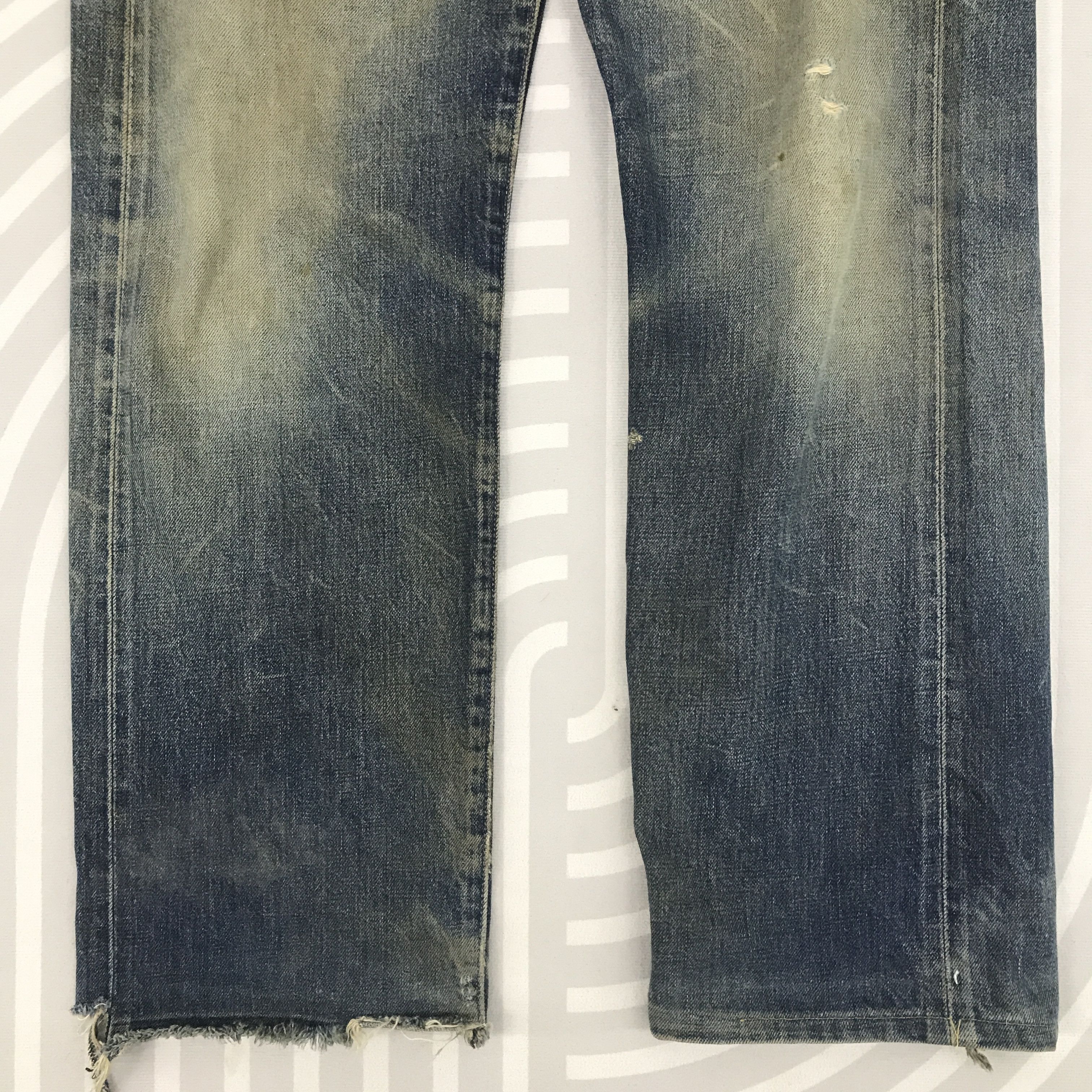 Levi's × Levi's Vintage Clothing Vintage Levi's Big E Japan Distressed Denim pants Size US 32 / EU 48 - 3 Thumbnail