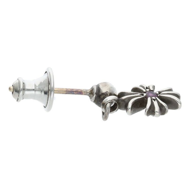 Chrome Hearts Chrome Hearts Silver Sapphire Drop Earring Size ONE SIZE - 4 Thumbnail