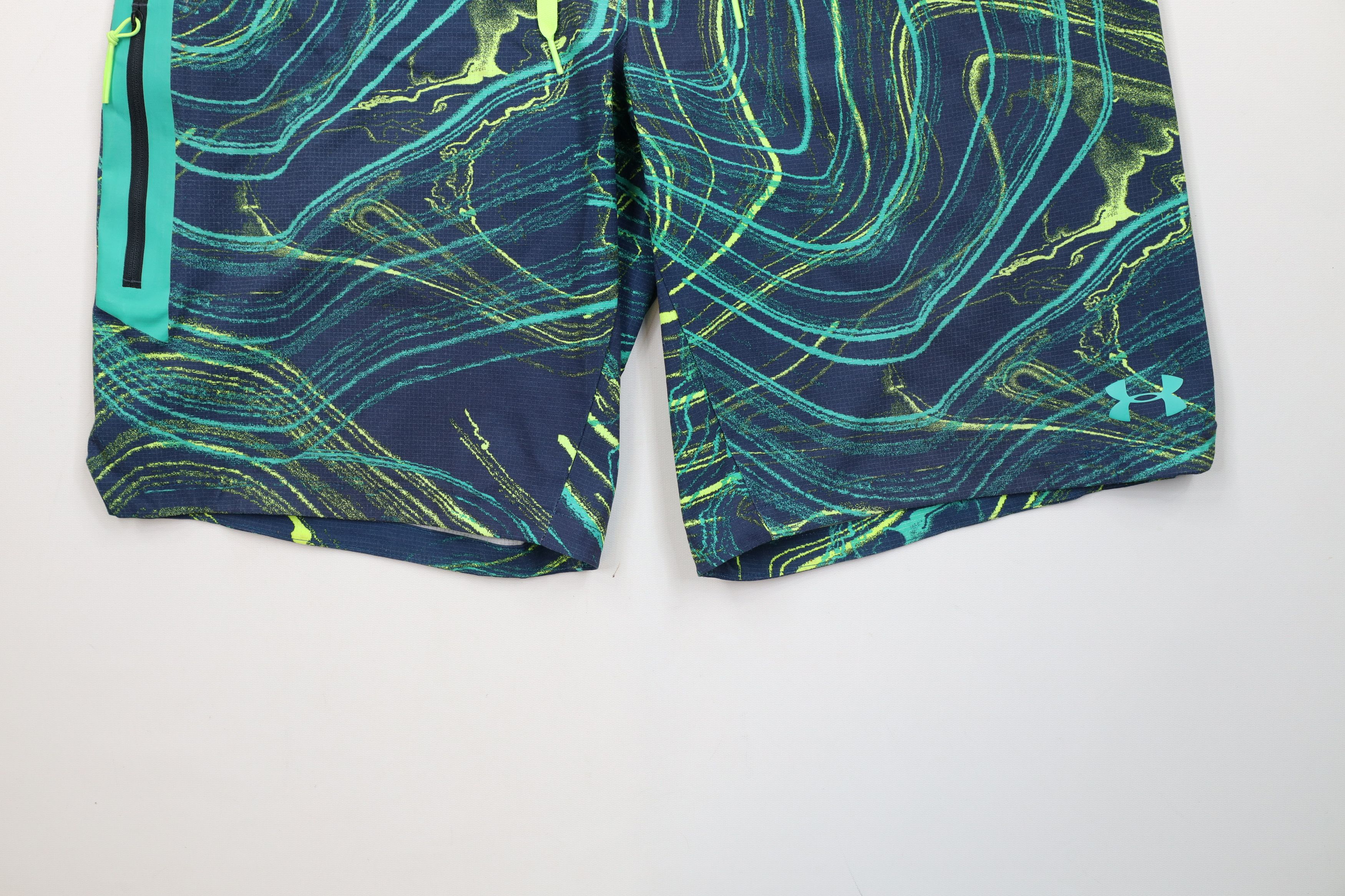 Under Armour Under Armour Fit Abstract Swimming Board Shorts Trunks Size US 34 / EU 50 - 4 Thumbnail