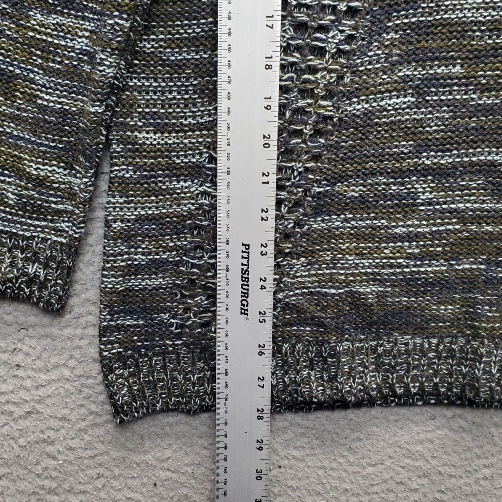 Olive Olive & Oak Sweater Womens XL Multicolor Soft & Cozy Cable Knit Long Sleeve Pullover Size XL / US 12-14 / IT 48-50 - 3 Thumbnail