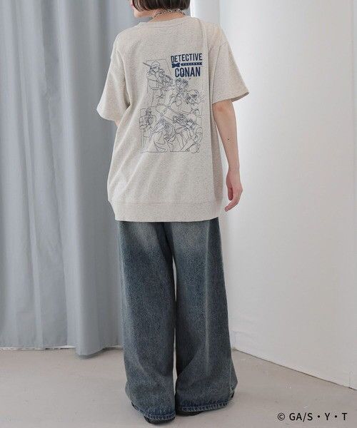 Japanese Brand PAGEBOY X DETECTIVE CONAN ANIME BACKHITT TSHIRT Size US L / EU 52-54 / 3 - 1 Thumbnail
