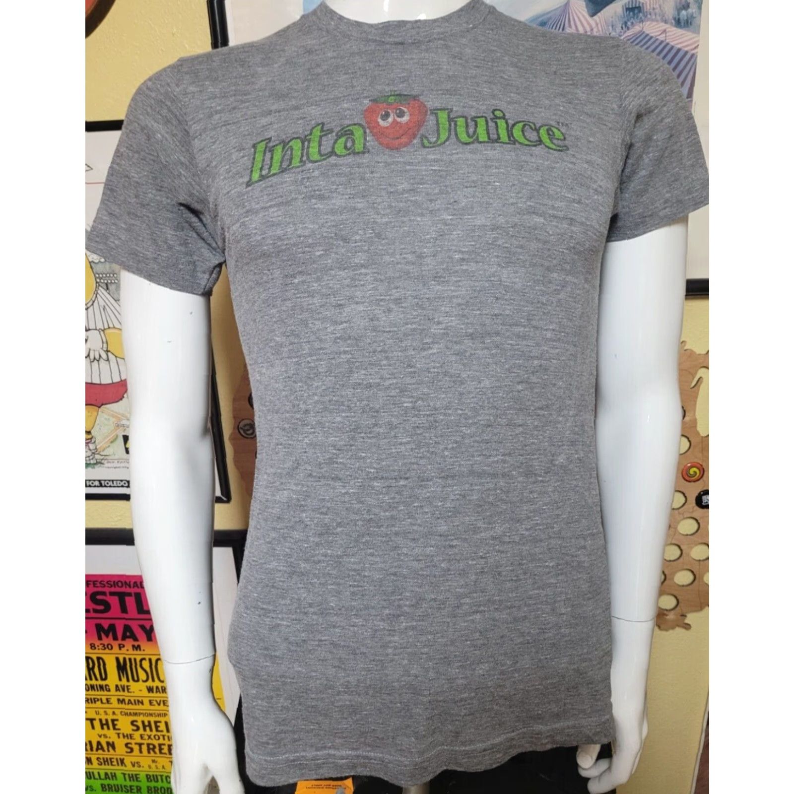 Logo 7 Inta Juice Logo T Shirt Small Gray Men Super Soft Nice Size US S / EU 44-46 / 1 - 2 Thumbnail
