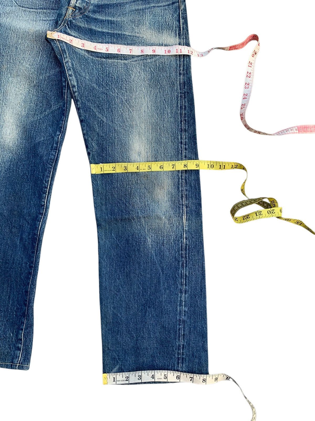 Kapital VINTAGE BURGUS PLUS SELVEDGE BUTTON FLY JAPANESE RAW DENIM Size US 32 / EU 48 - 18 Thumbnail