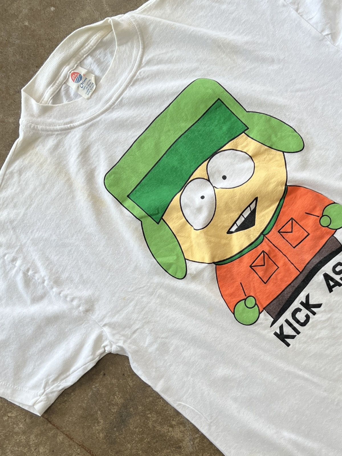 Vintage Vintage 90s South Park Kyle Broflovski Kick Ass Tee XL Size US XL / EU 56 / 4 - 1 Thumbnail